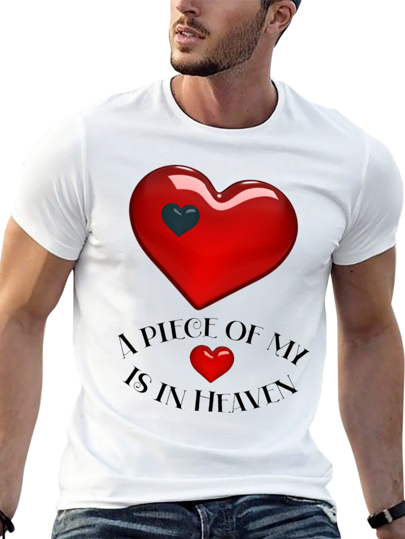 A Piece Of My Heart Is In Heaven T-Shirt