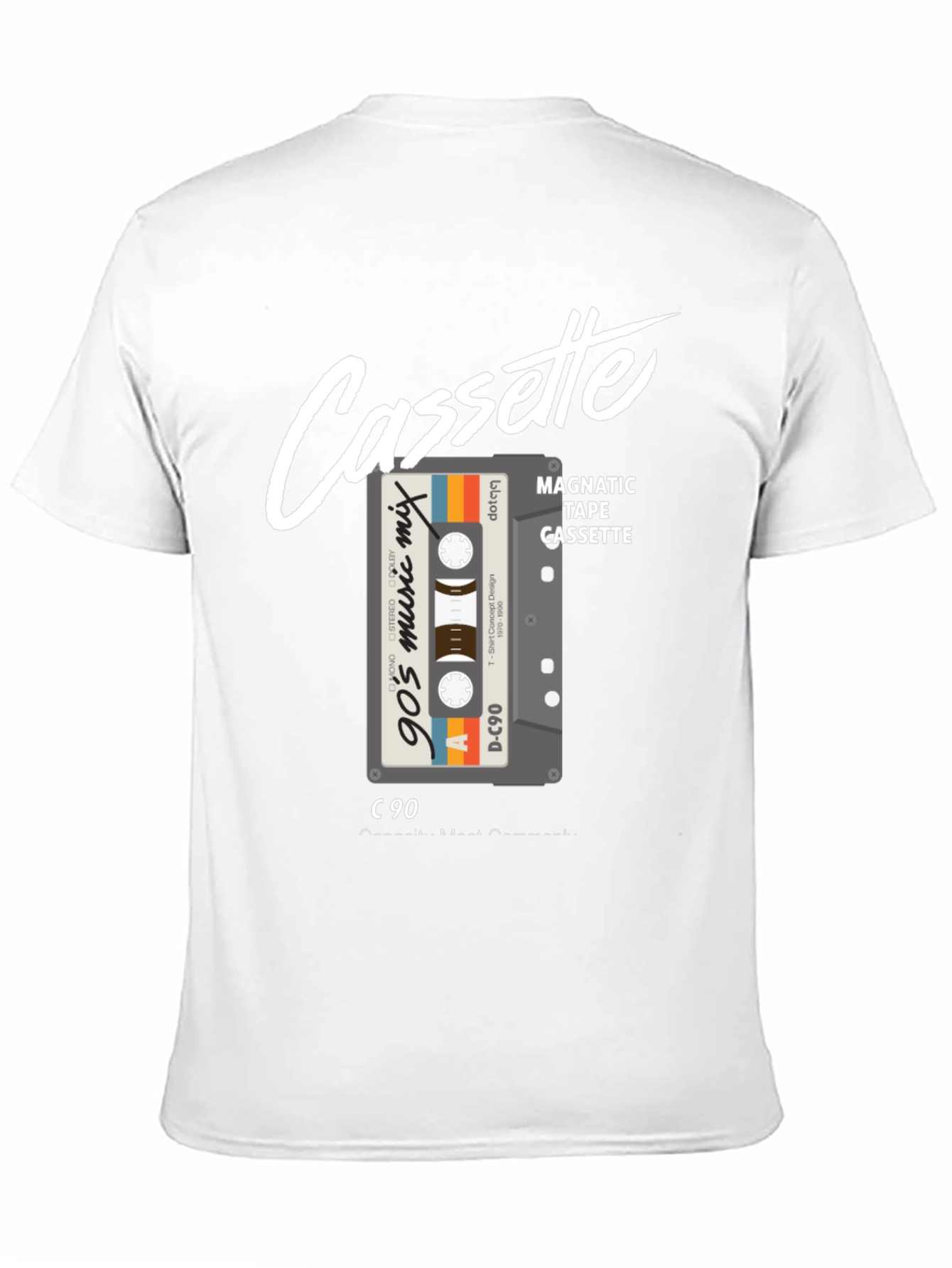 90s Cassette Mix Tape Graphic T-Shirt