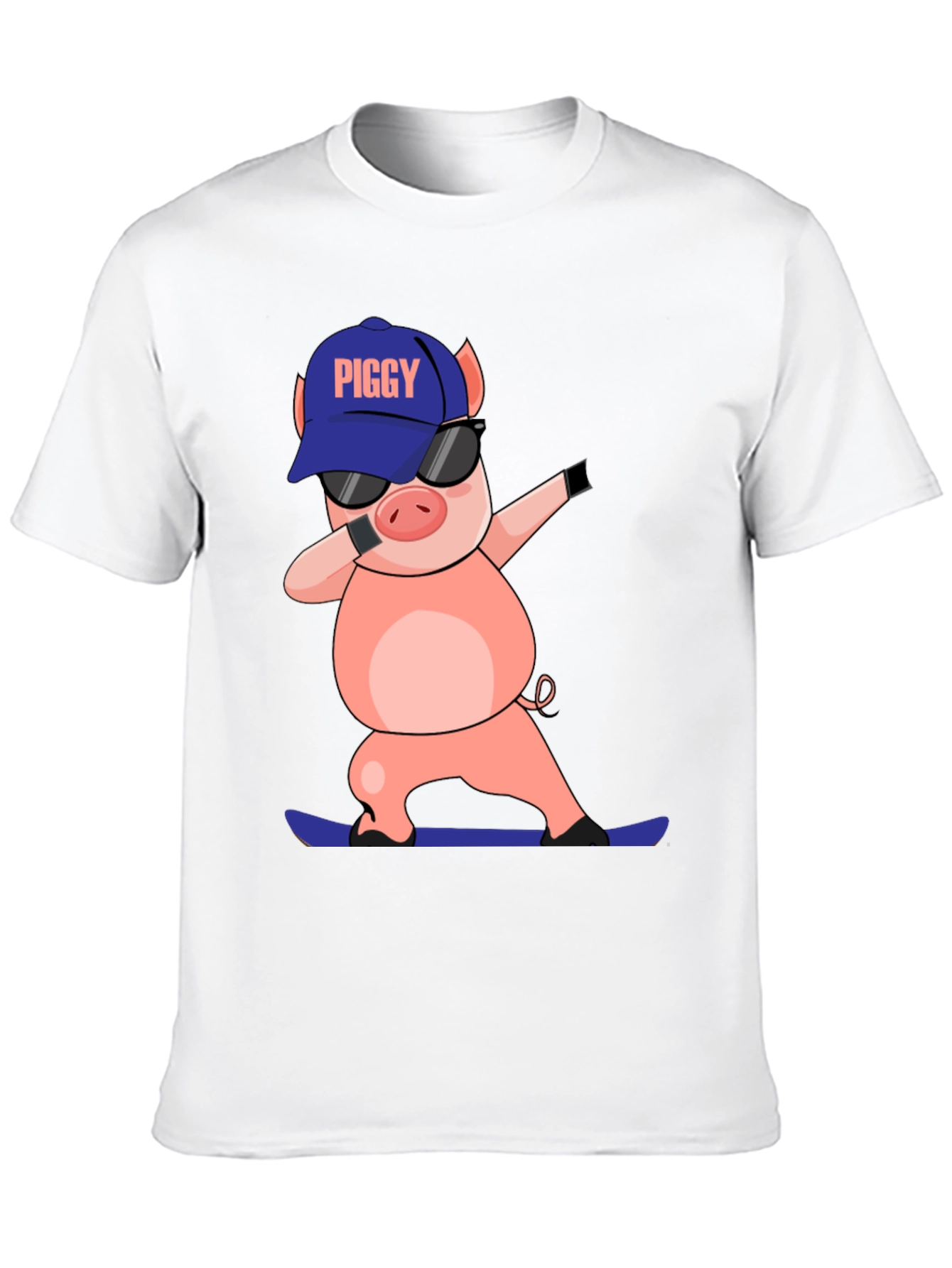 Dabbing Piggy T-Shirt - Cool Cartoon Tee
