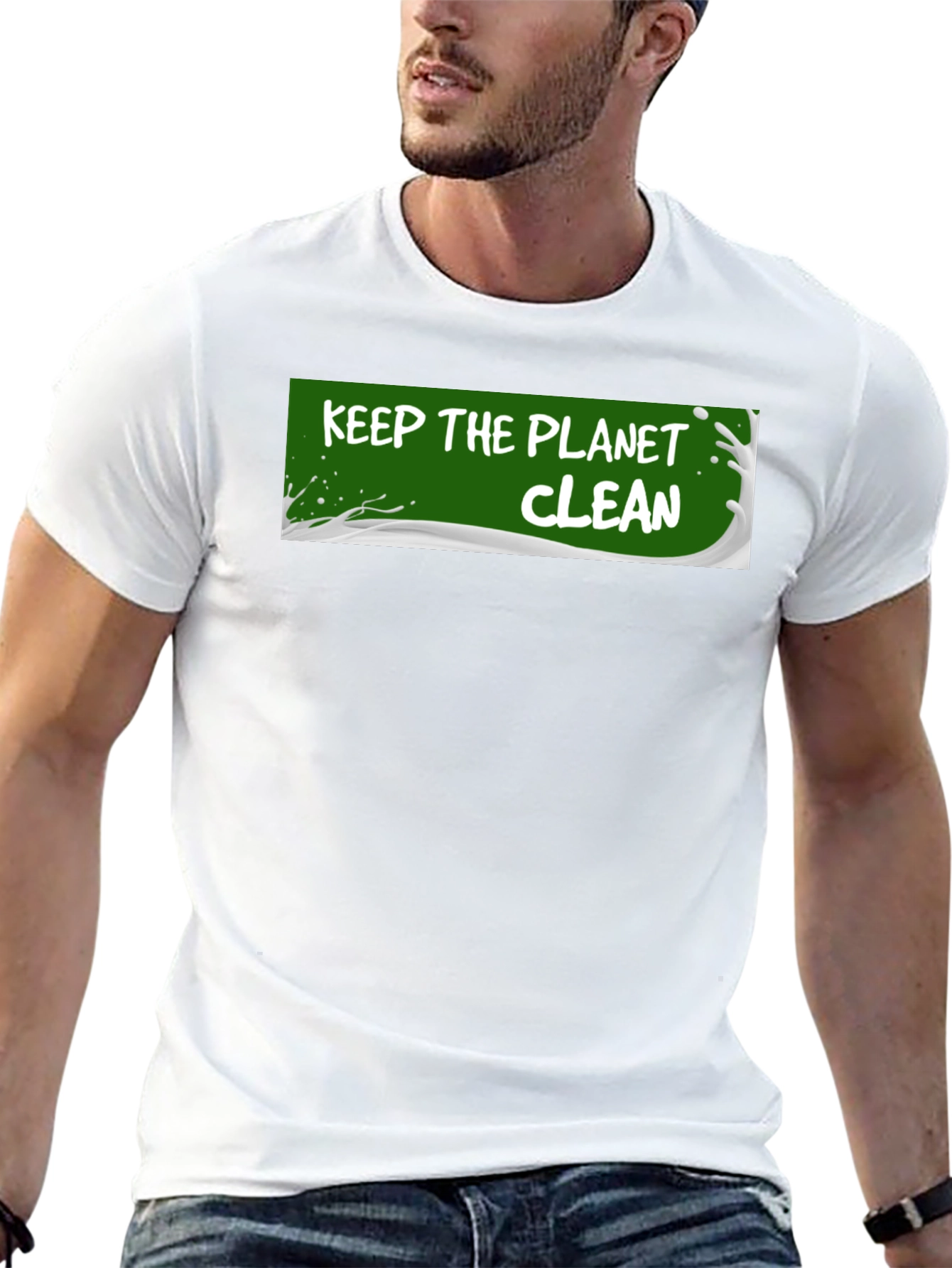 Keep The Planet Clean Graphic T-Shirt