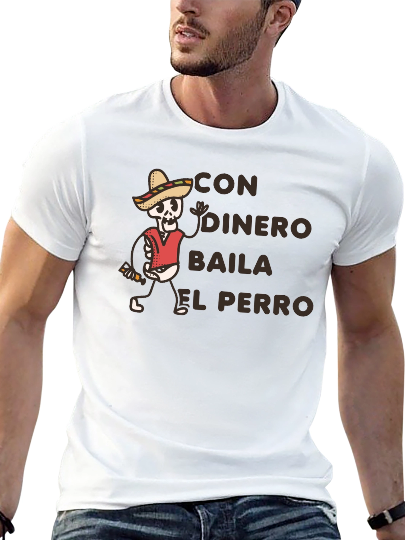 Con Dinero Baila El Perro T-Shirt