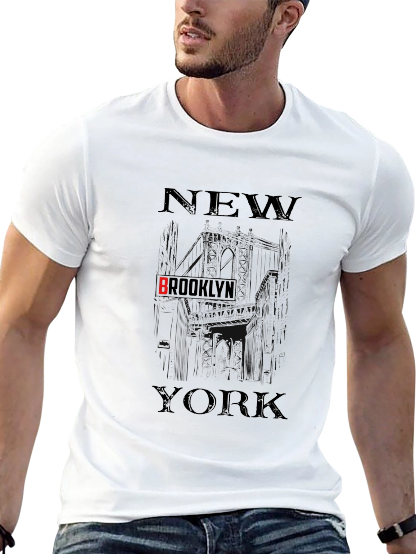 New York Brooklyn Graphic T-Shirt