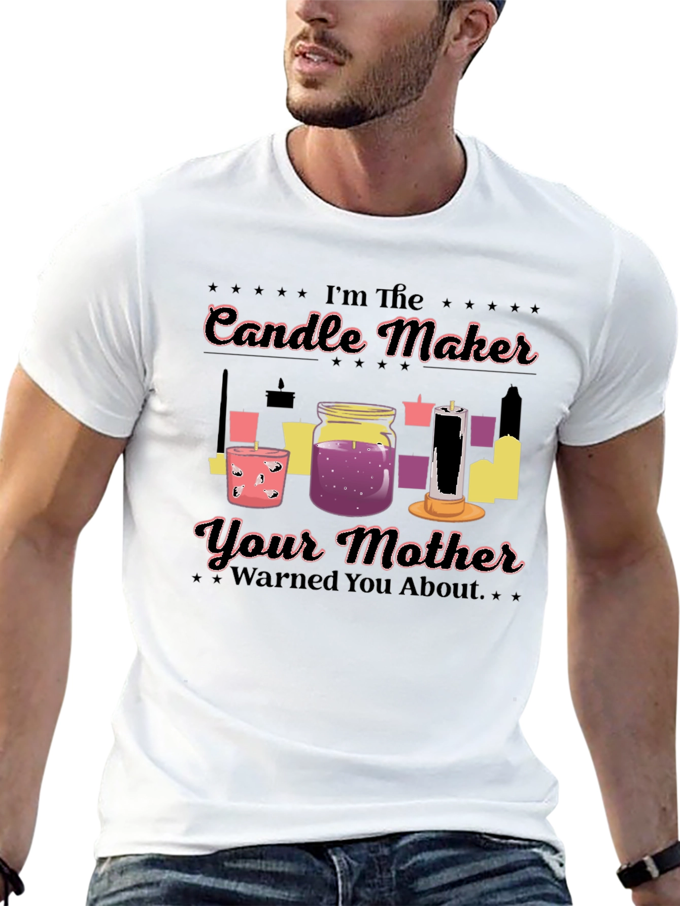 Im The Candle Maker T-Shirt Funny Slogan Tee