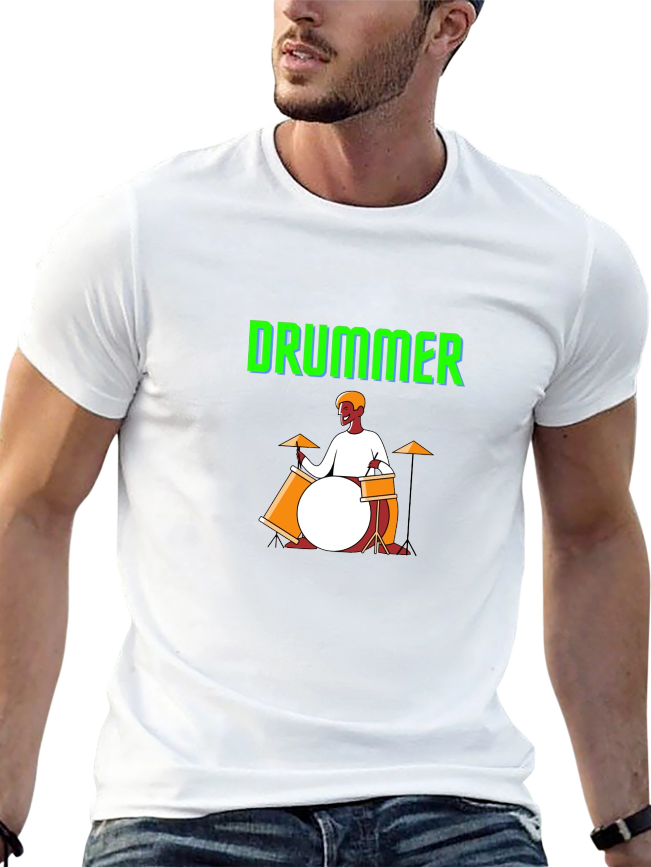 Drummer Graphic T-Shirt