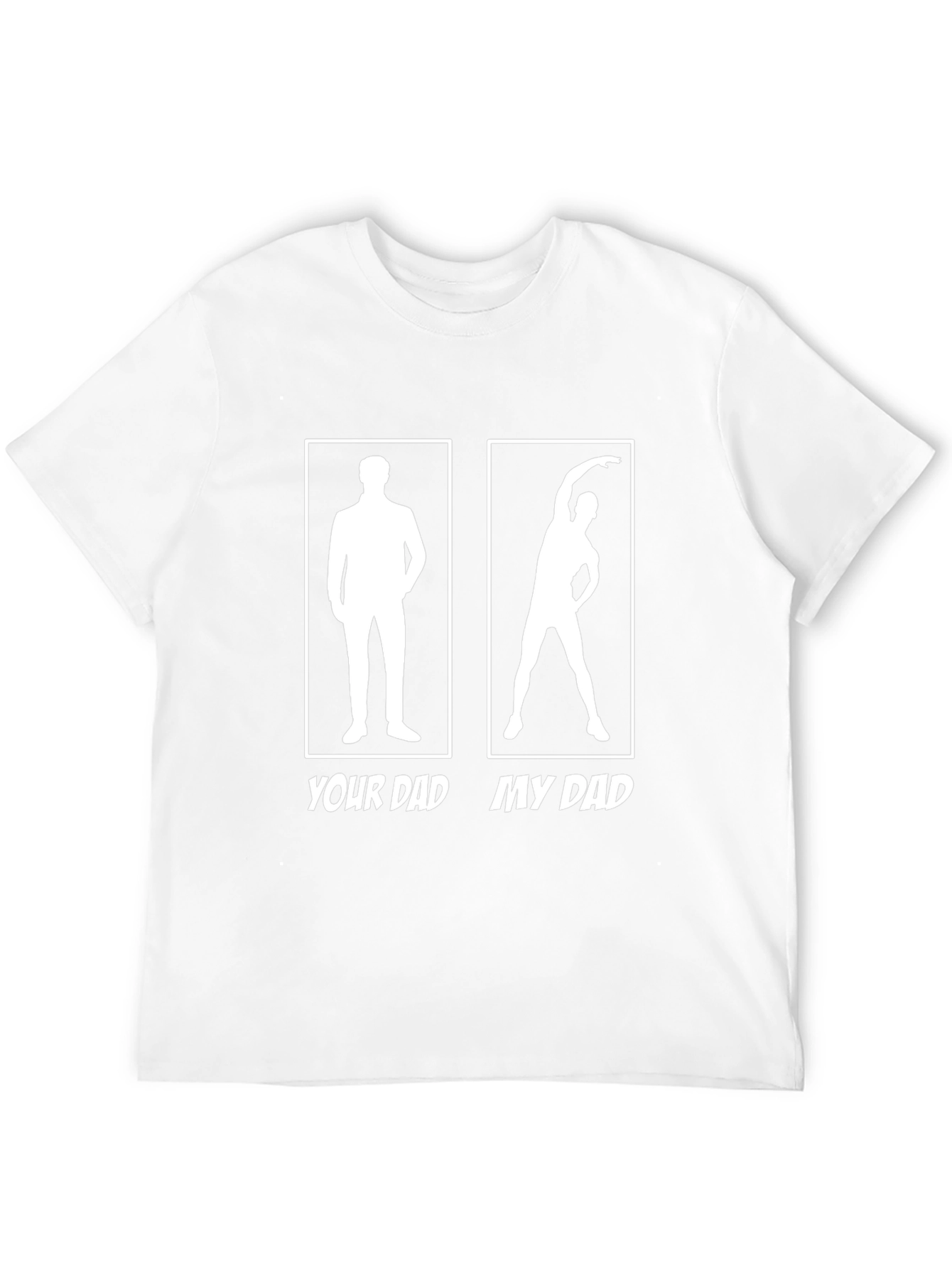 Your Dad vs. My Dad Funny Black T-Shirt