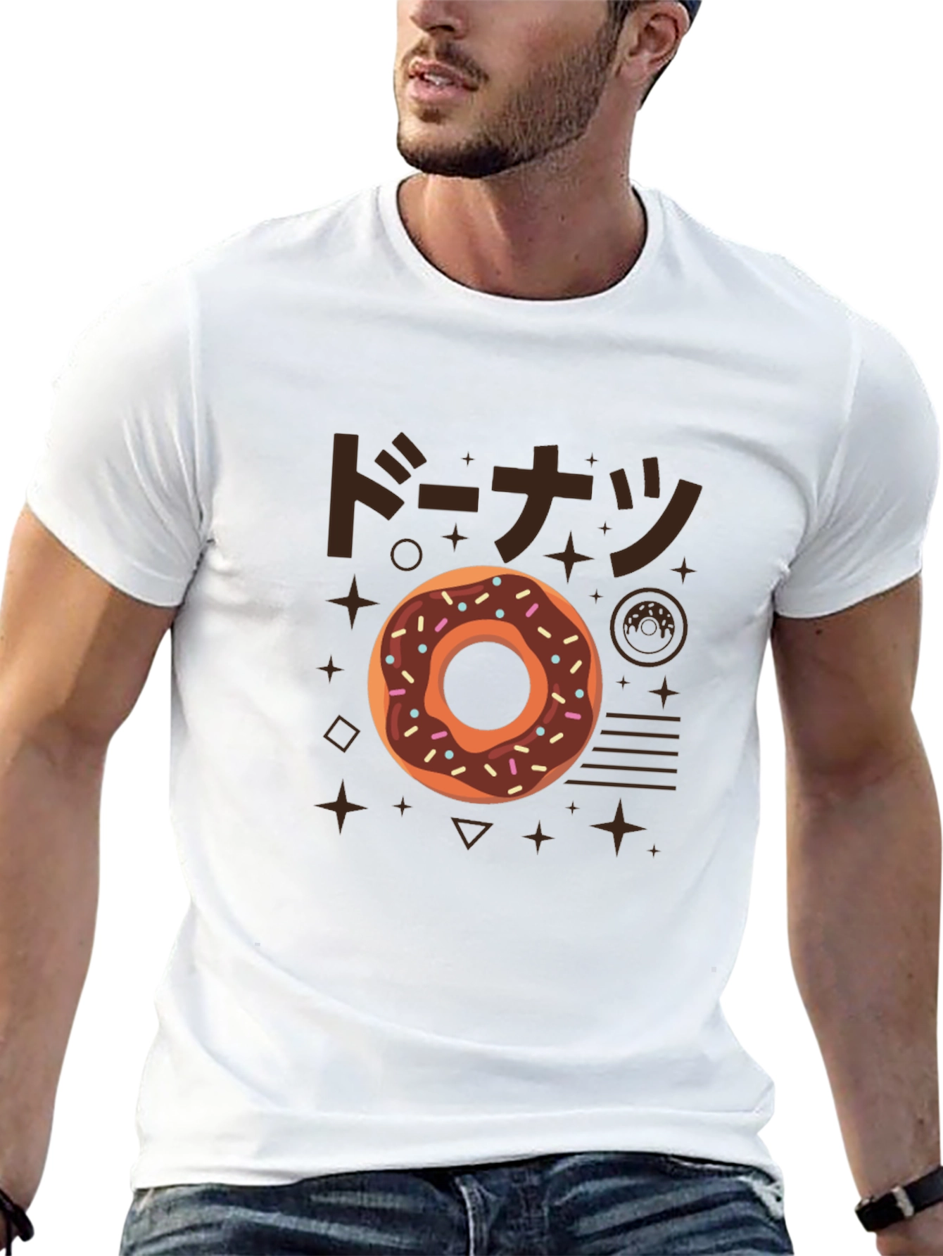 Donut Graphic Tee - Japanese Style