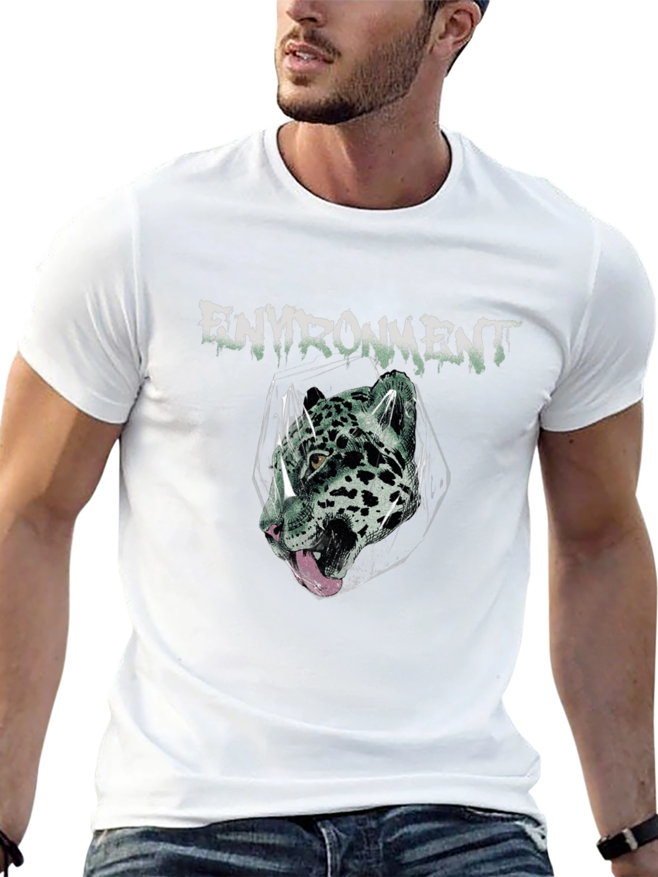 Environment Jaguar Graphic Tee - Black