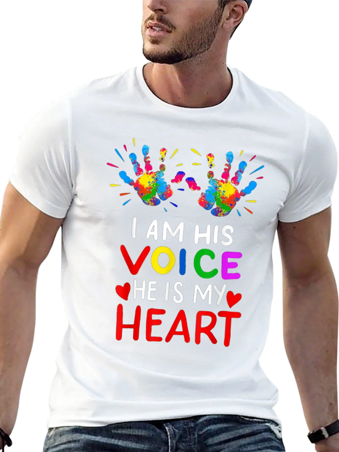 Autism Awareness I Am His Voice T-Shirt