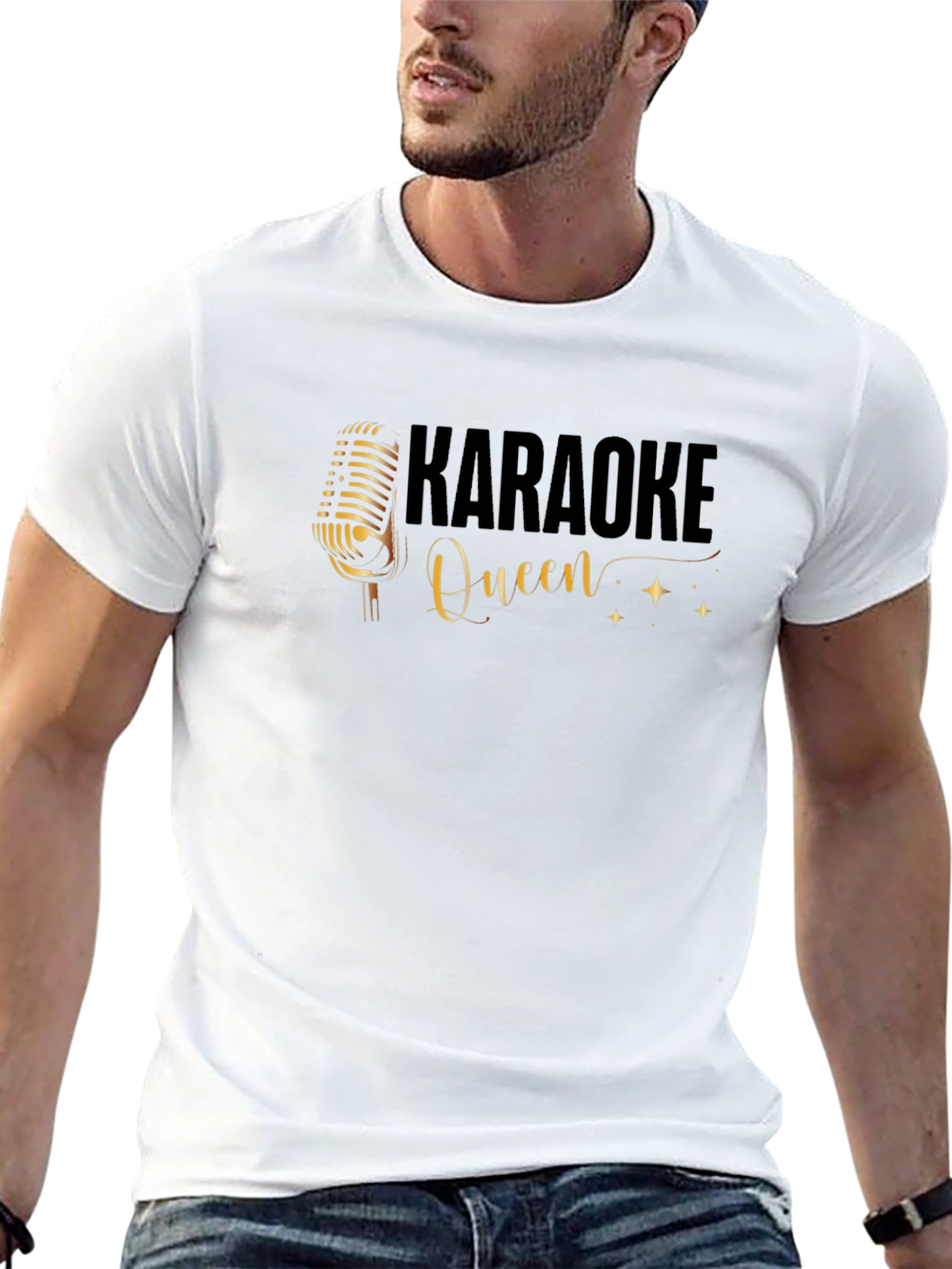 Karaoke Queen Black T-Shirt