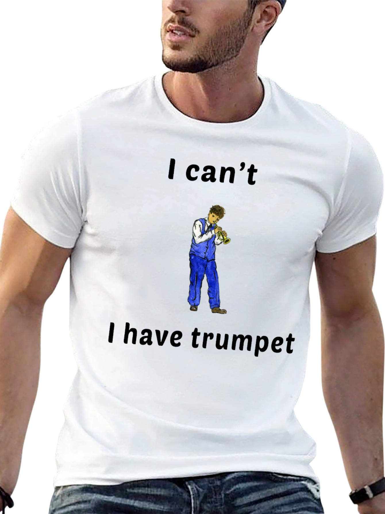 Trumpet Player Graphic Tee