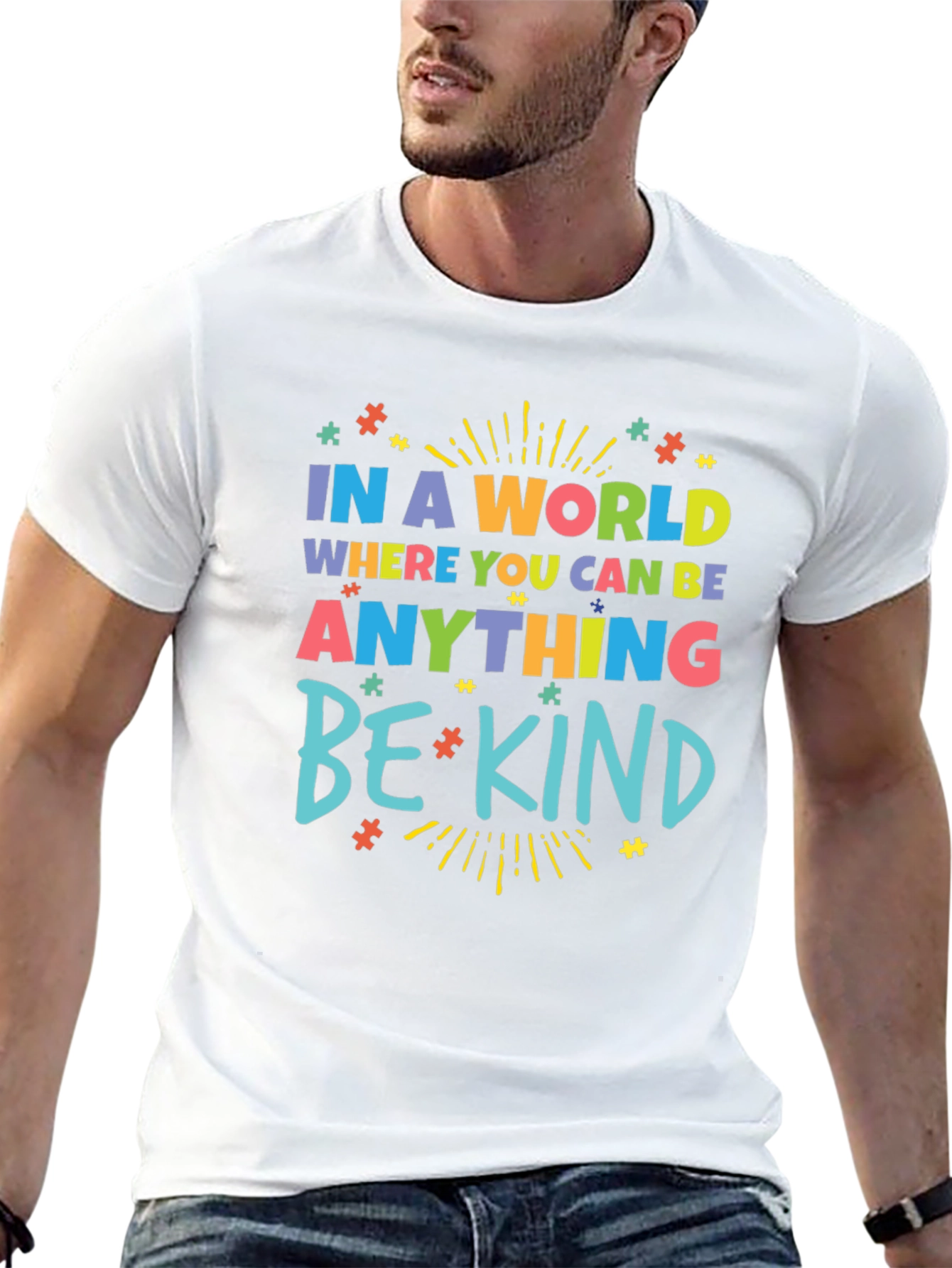 Be Kind T-Shirt - Autism Awareness Design