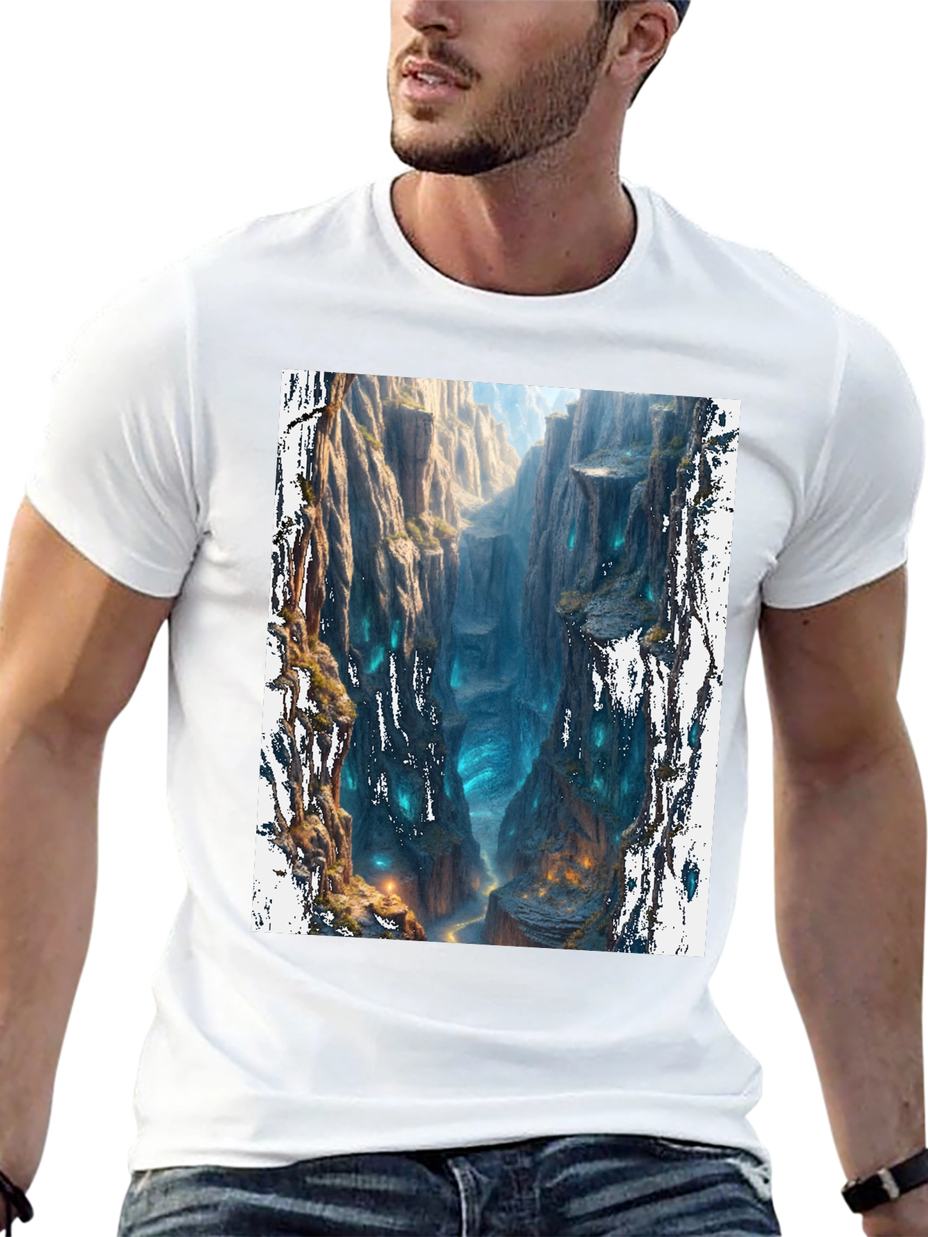 Mystic Canyon Black T-Shirt