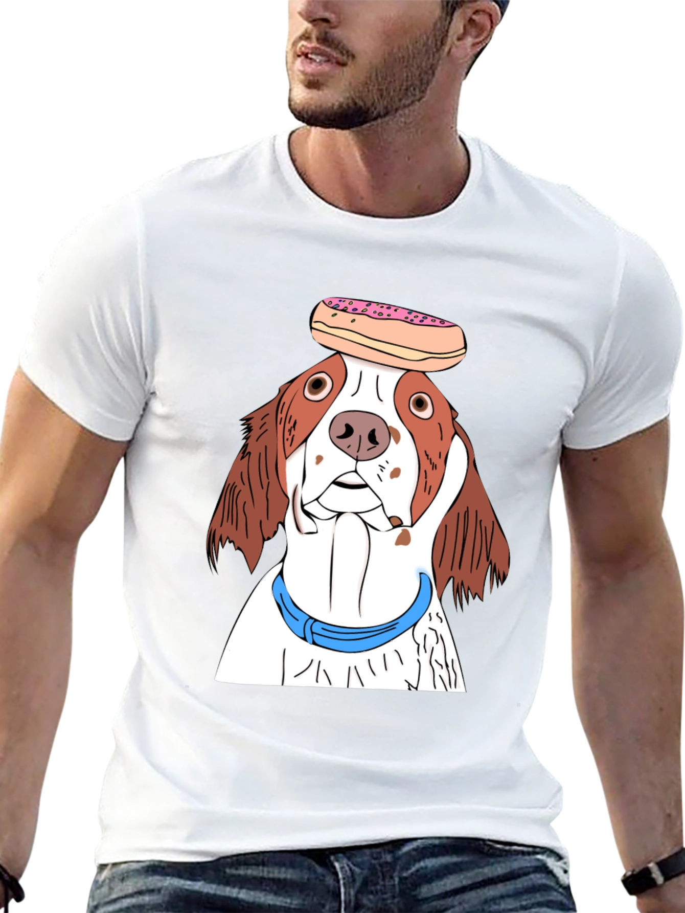 Dog with Donut T-Shirt