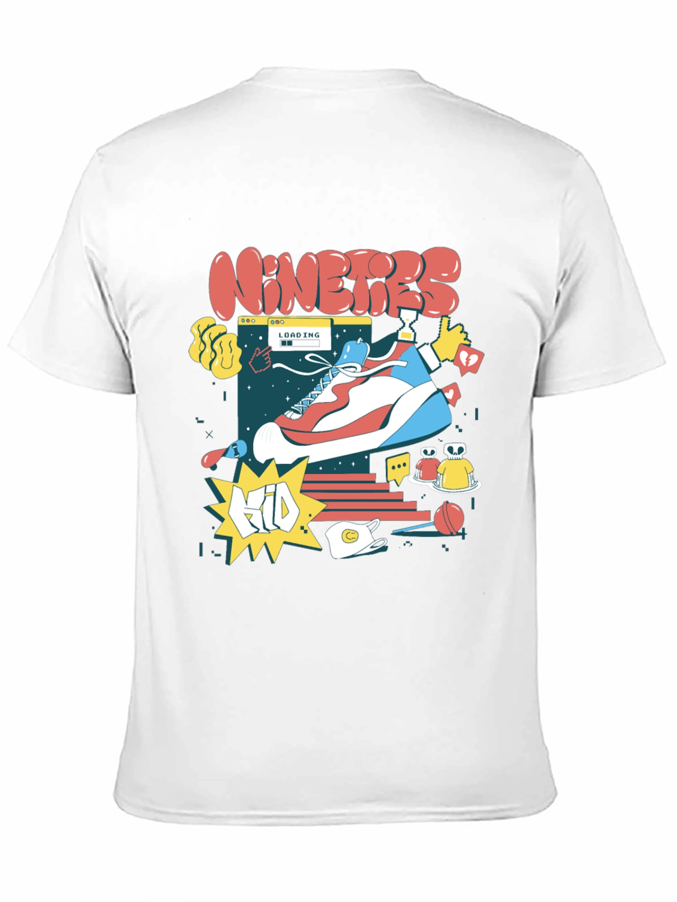 Nineties Kid Graphic Tee - Retro Style