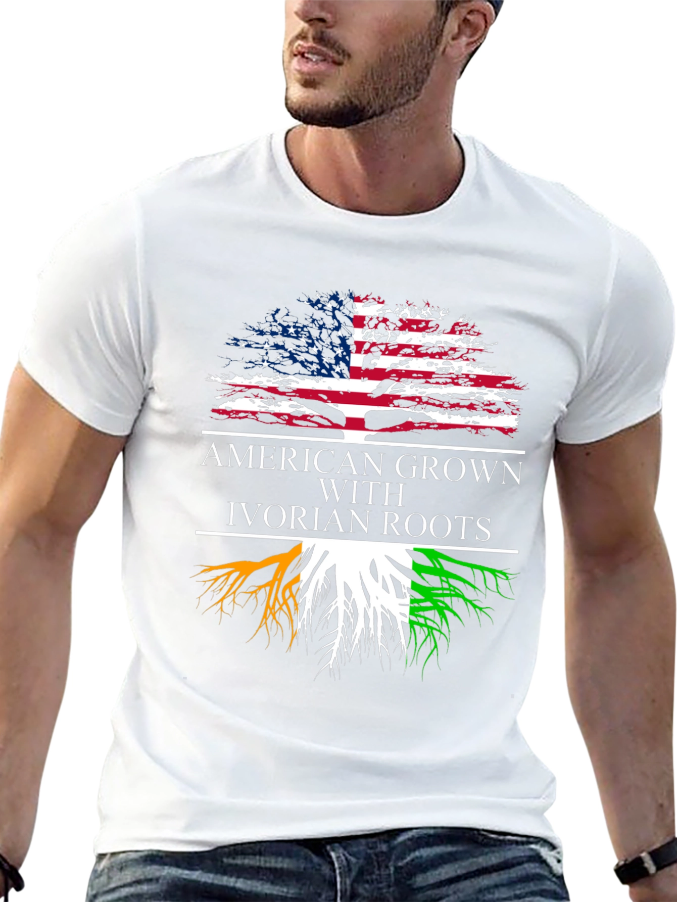 American Grown with Ivorian Roots T-Shirt