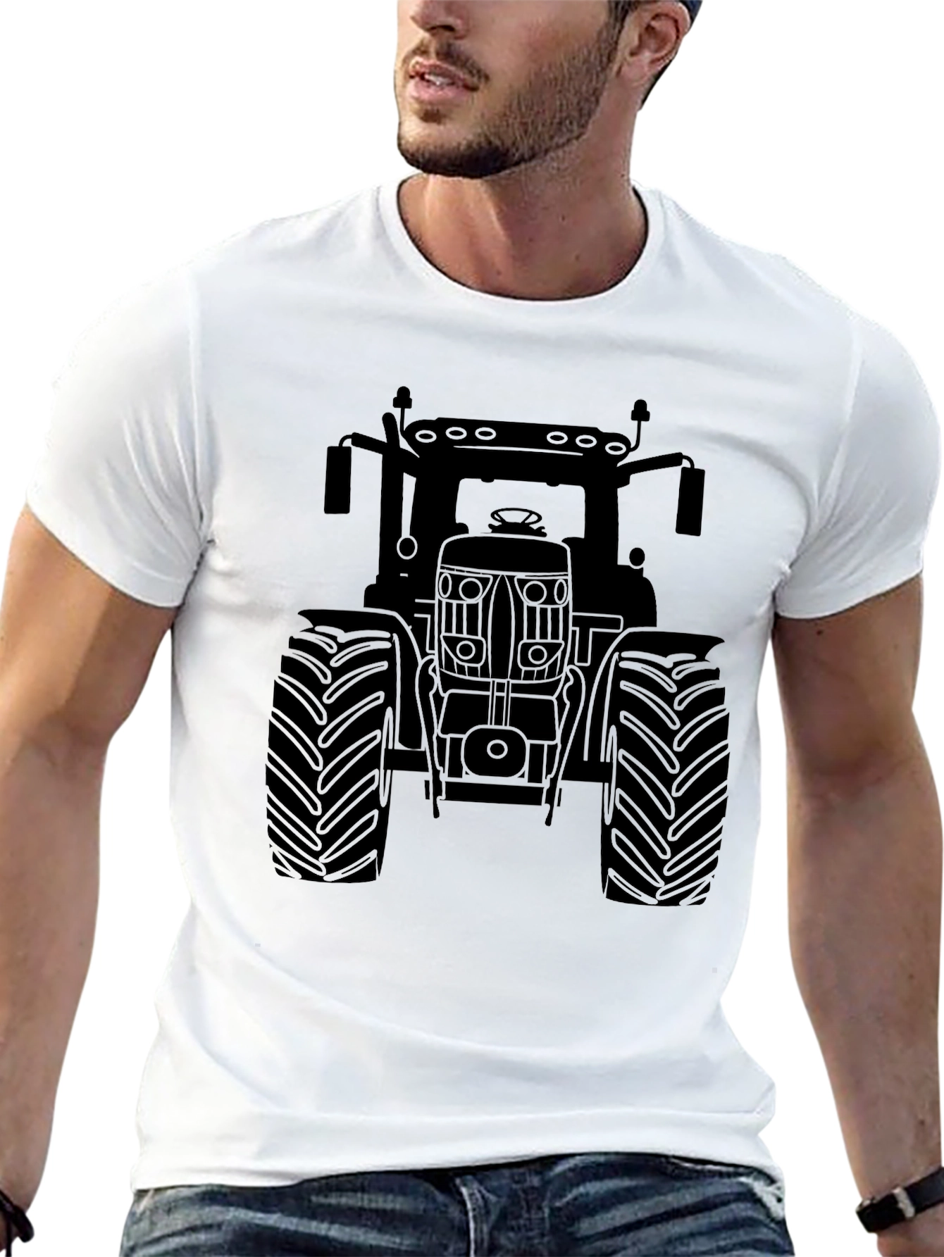 Black Tractor Graphic Tee - Farm Life Apparel