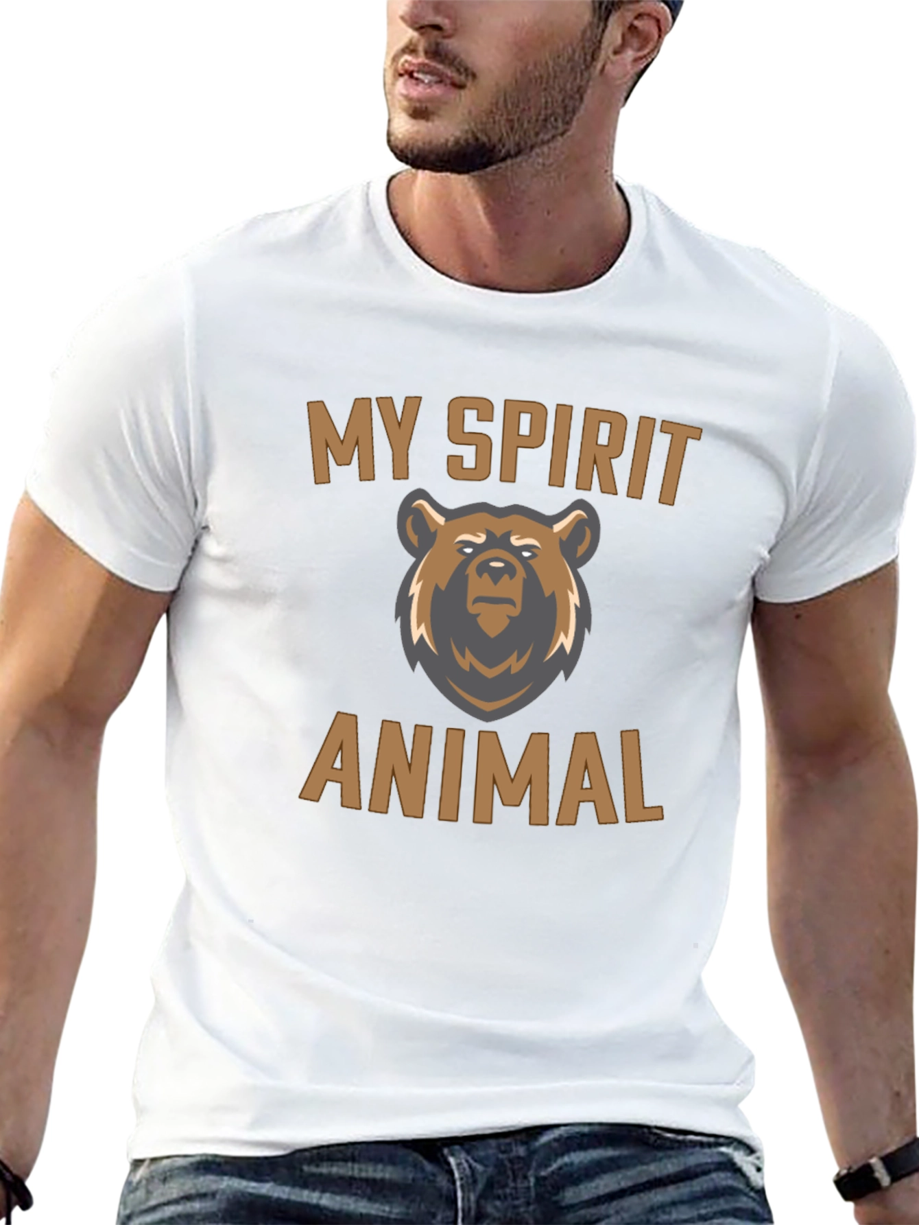 My Spirit Animal Bear T-Shirt - Graphic Tee