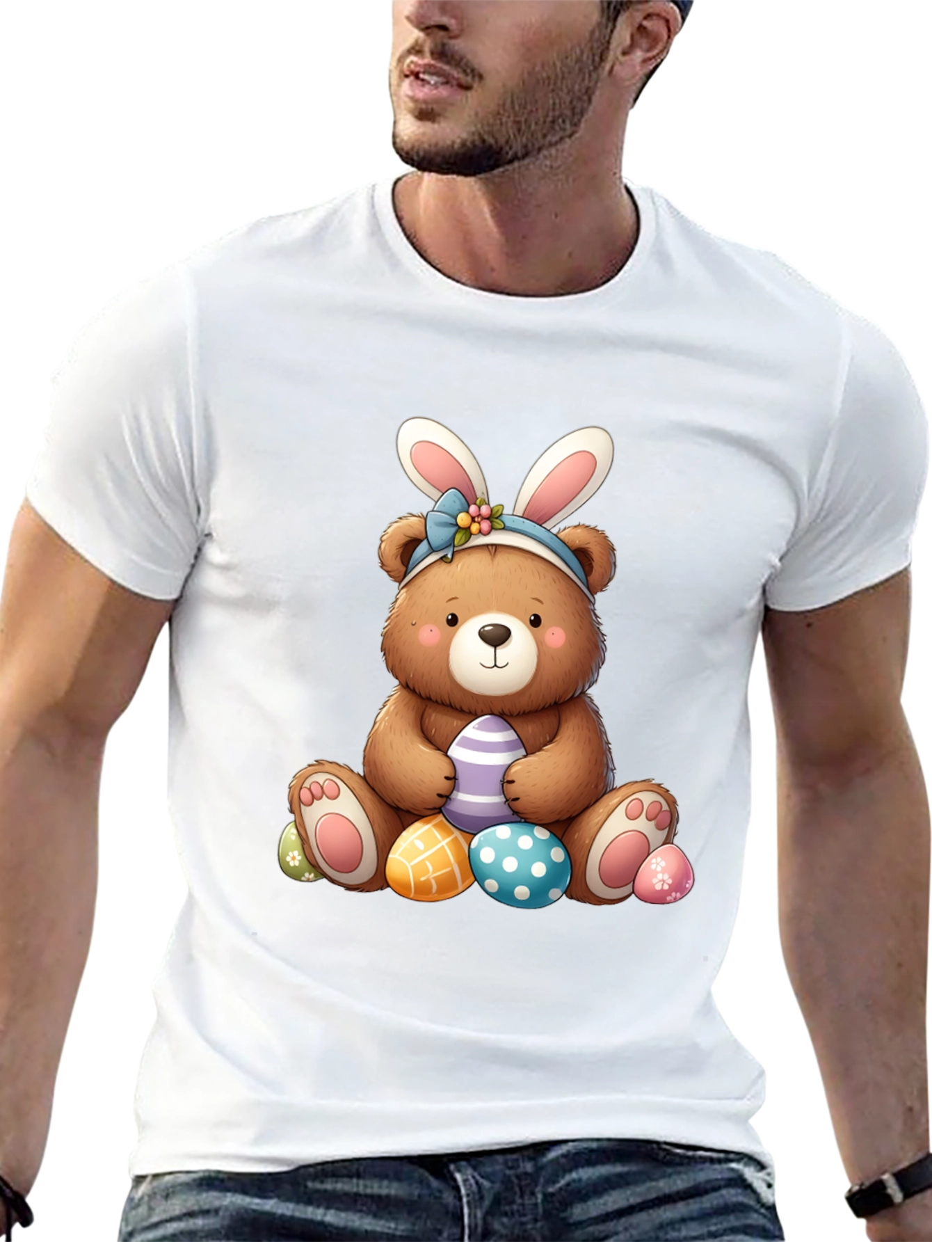 Easter Bear T-Shirt - Cute Holiday Apparel