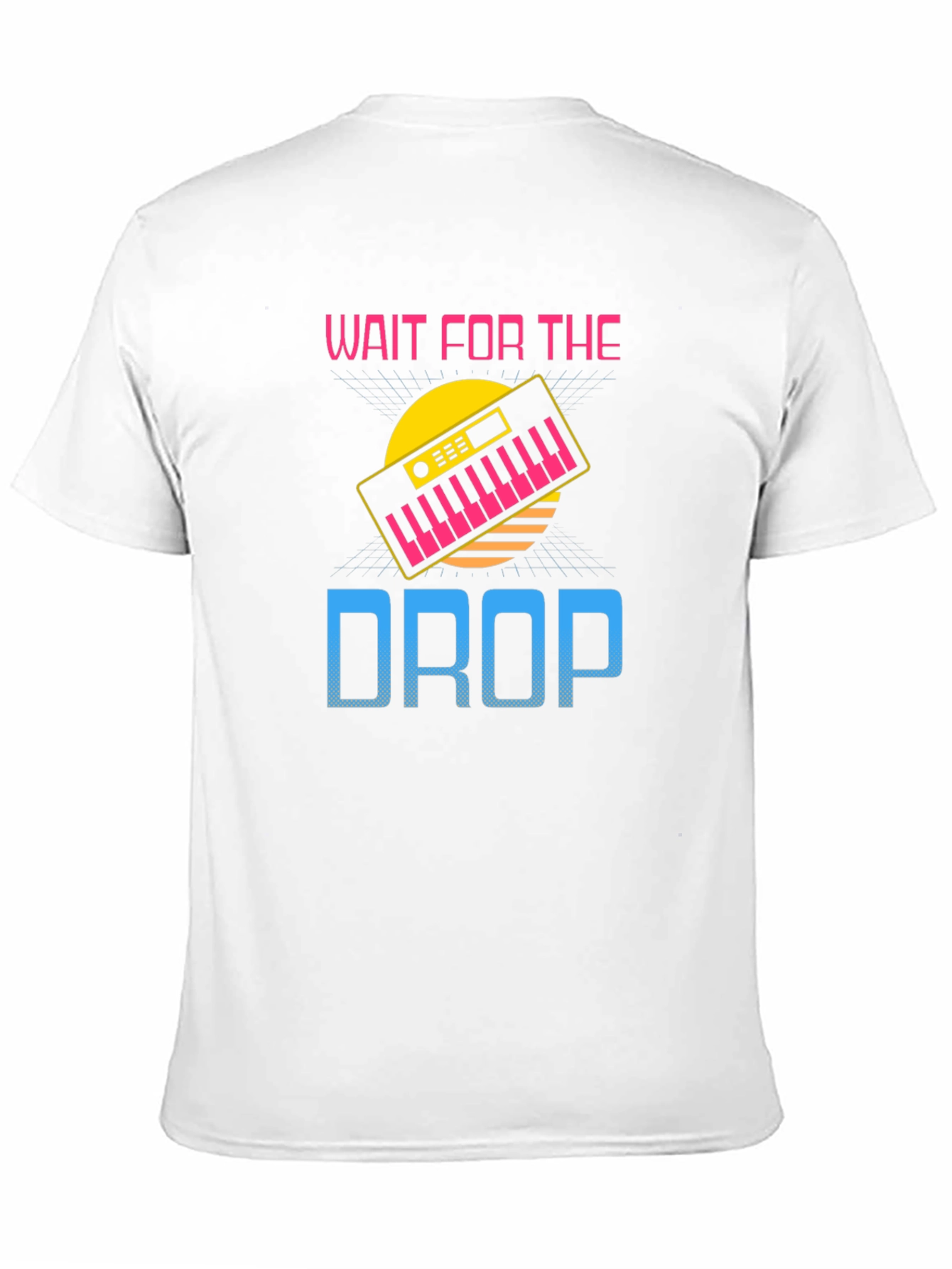 Wait for the Drop Synthwave Music T-Shirt