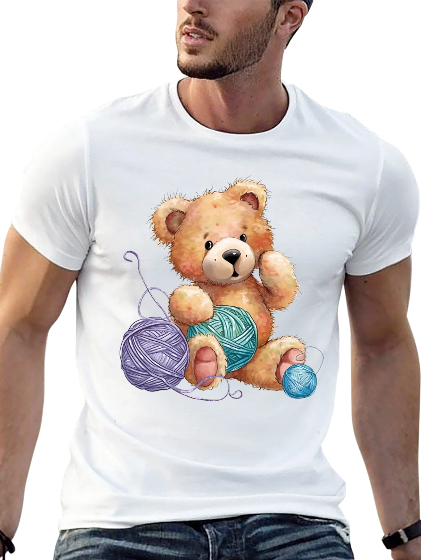 Teddy Bear Yarn Lover T-Shirt