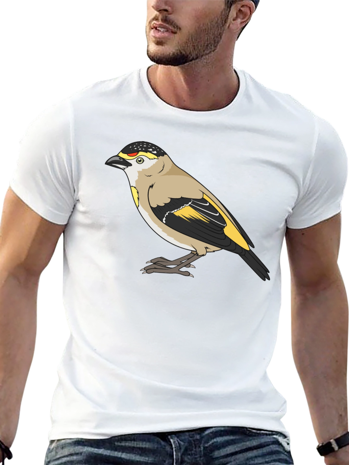 Bird Graphic Tee - Stylish Black T-Shirt