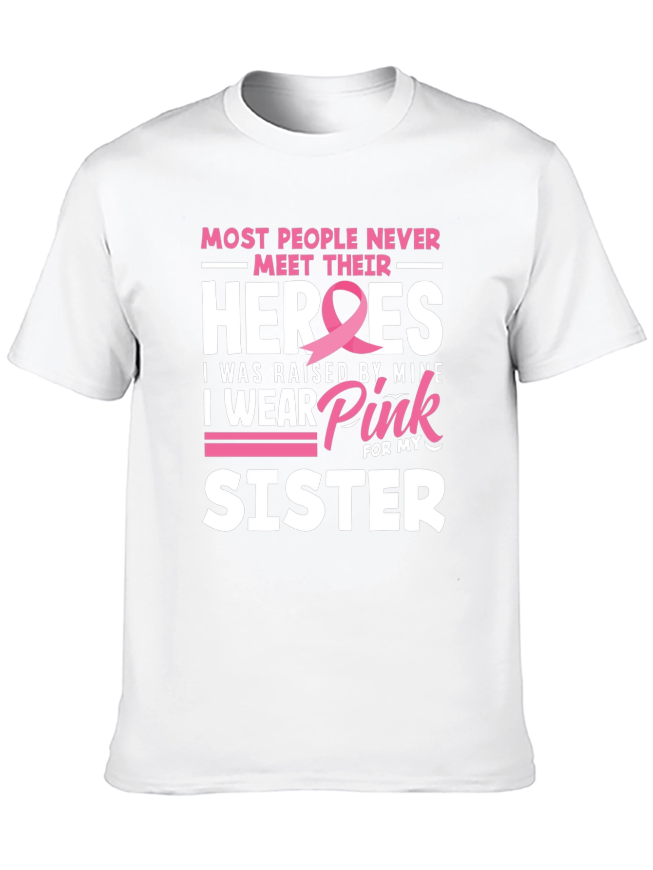 Breast Cancer Awareness T-Shirt - Sister Hero