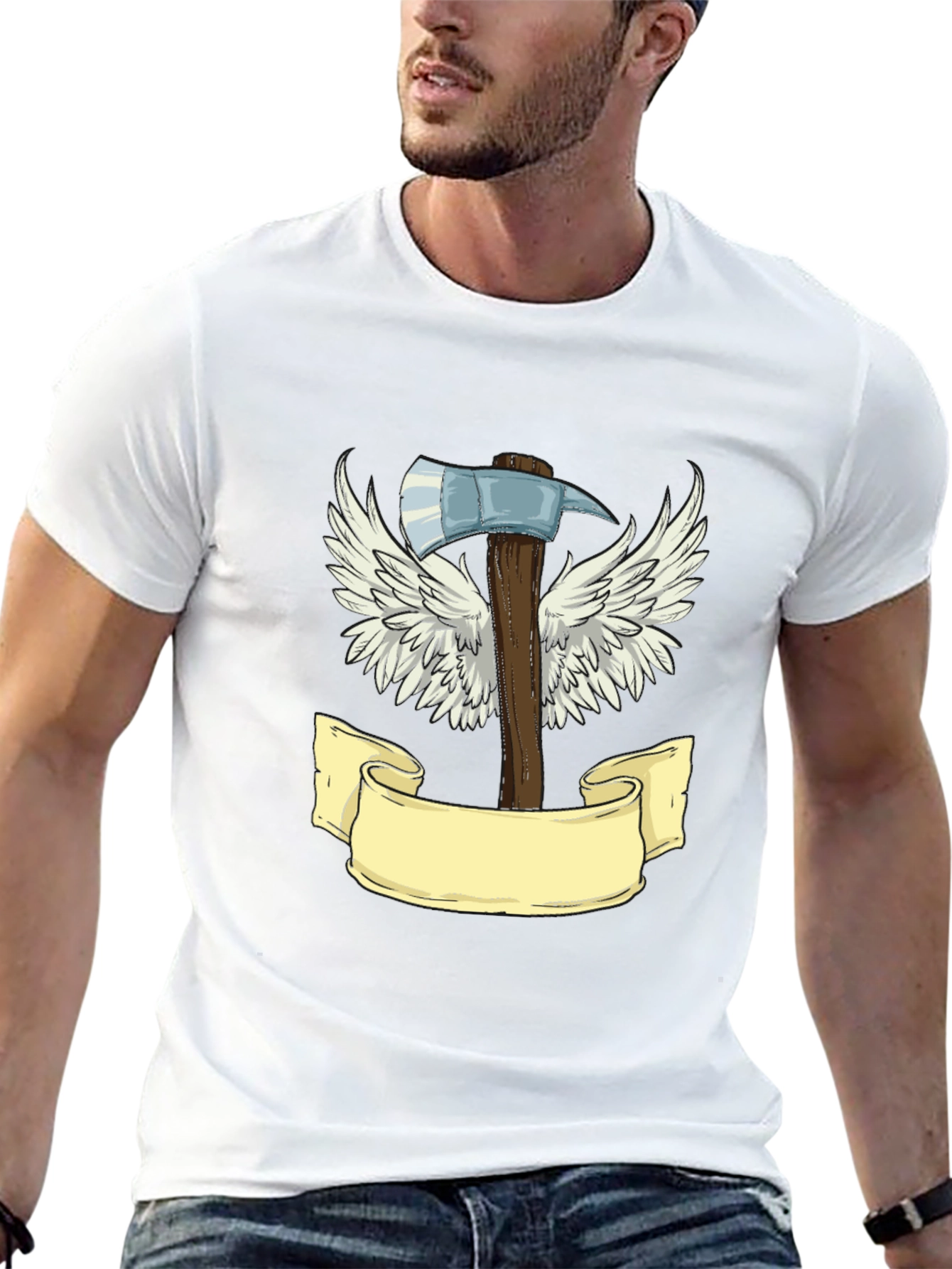 Axe with Wings T-Shirt