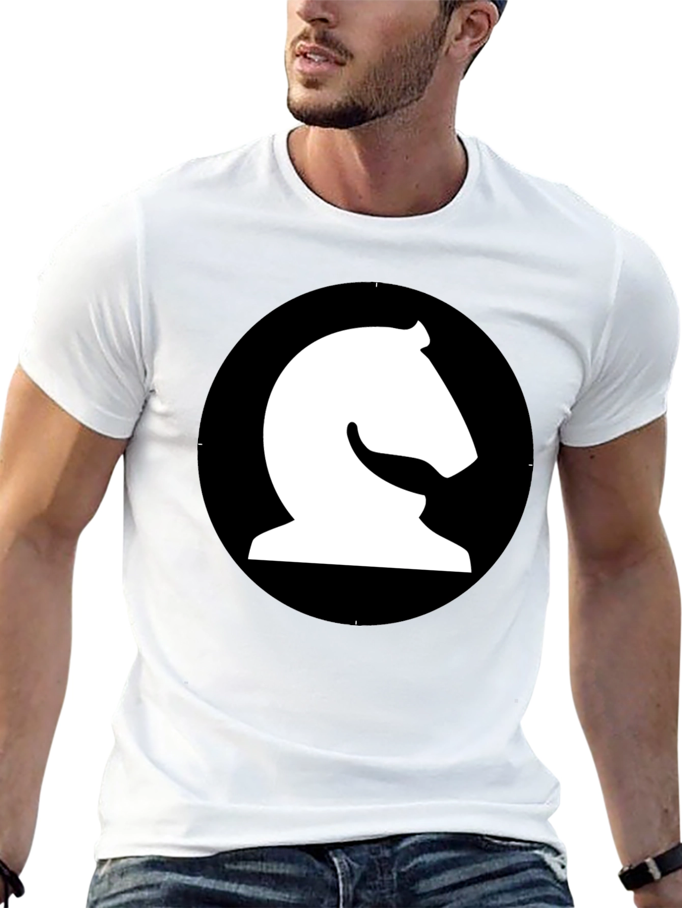 Chess Knight Graphic Tee - Stylish & Comfortable