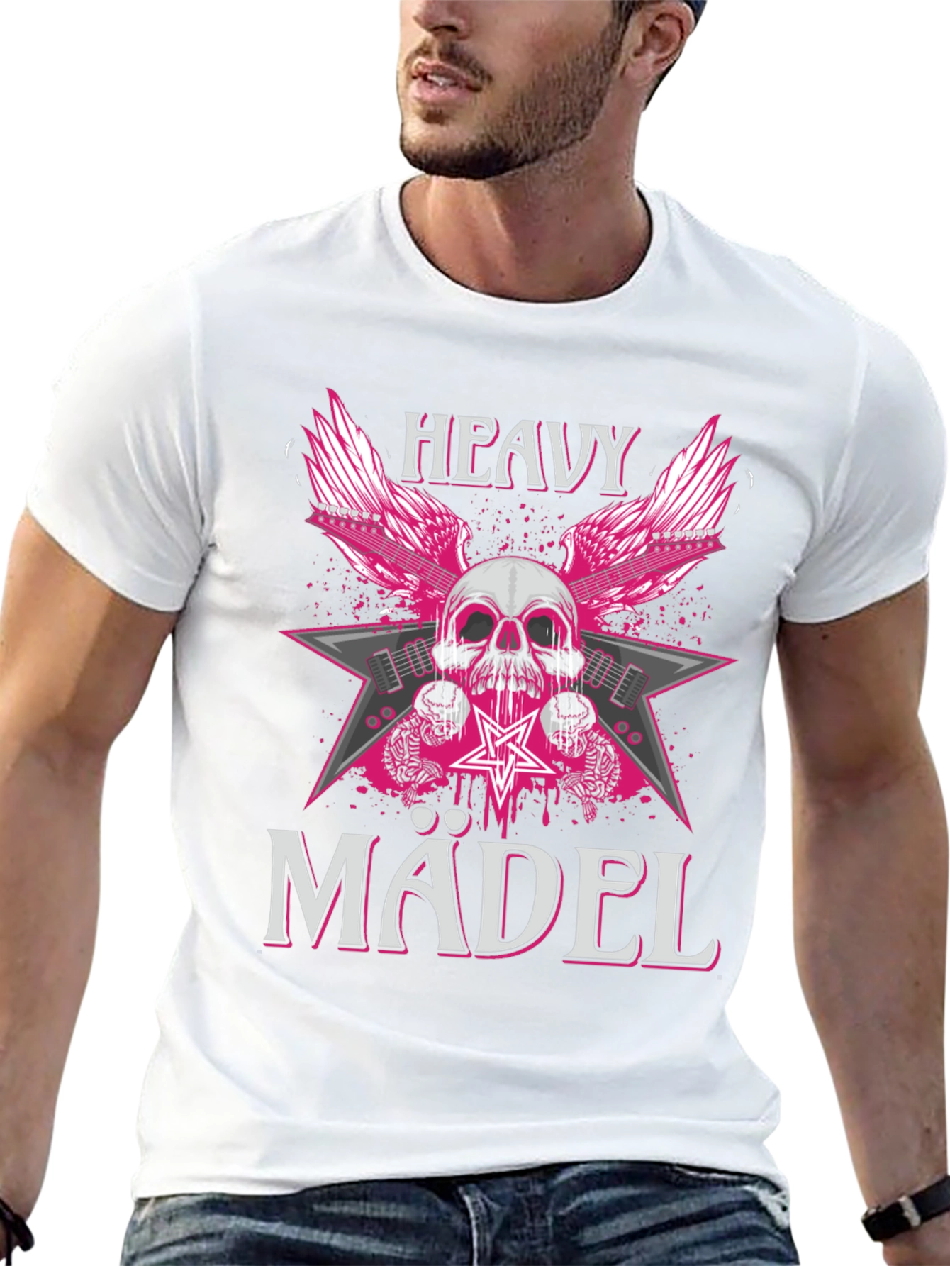 Heavy Mädel Graphic Tee - Rocker T-Shirt