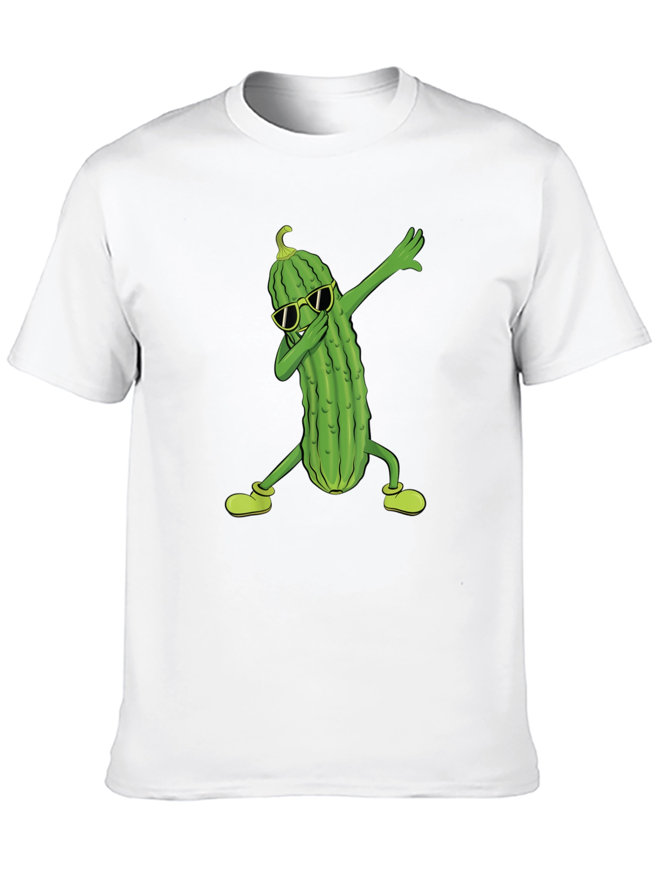 Dabbing Pickle T-Shirt - Cool & Funny Graphic Tee