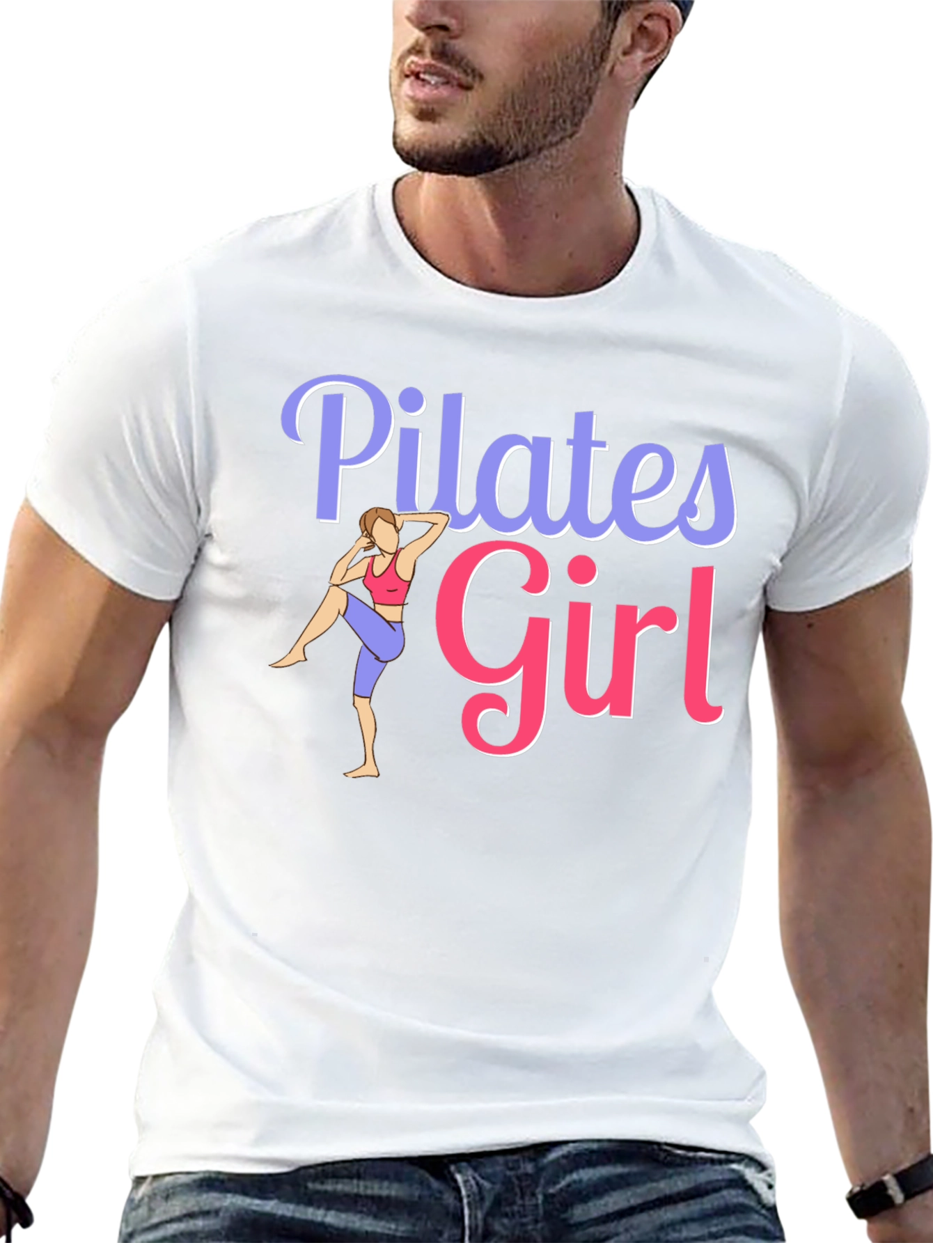 Pilates Girl Graphic T-Shirt - Womens Fitness Tee
