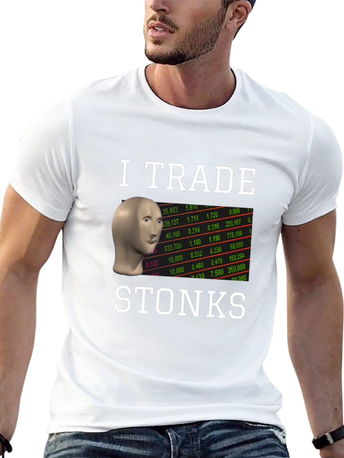 I Trade Stonks T-Shirt - Meme Trader Tee
