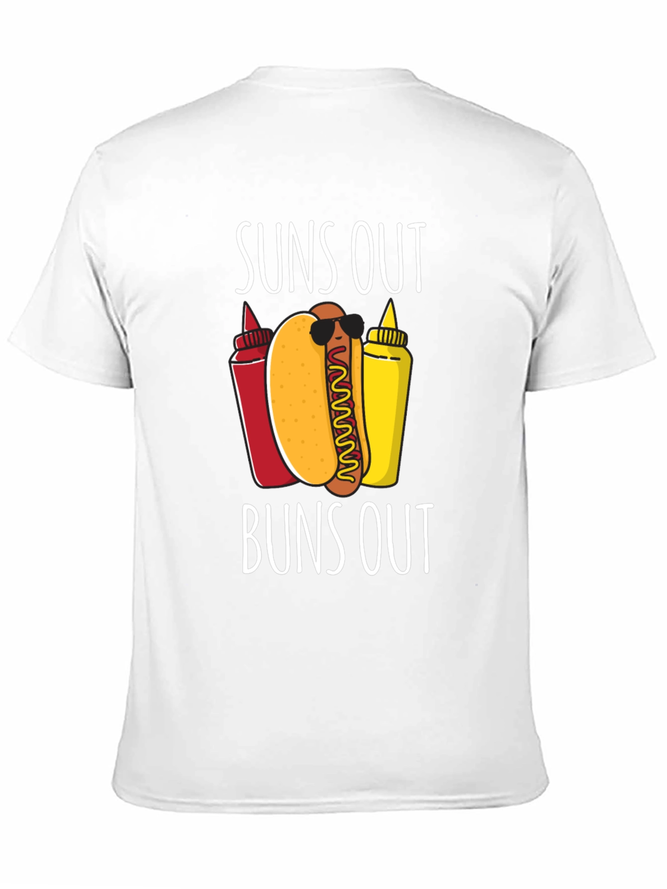 Suns Out Buns Out Hotdog Graphic Tee