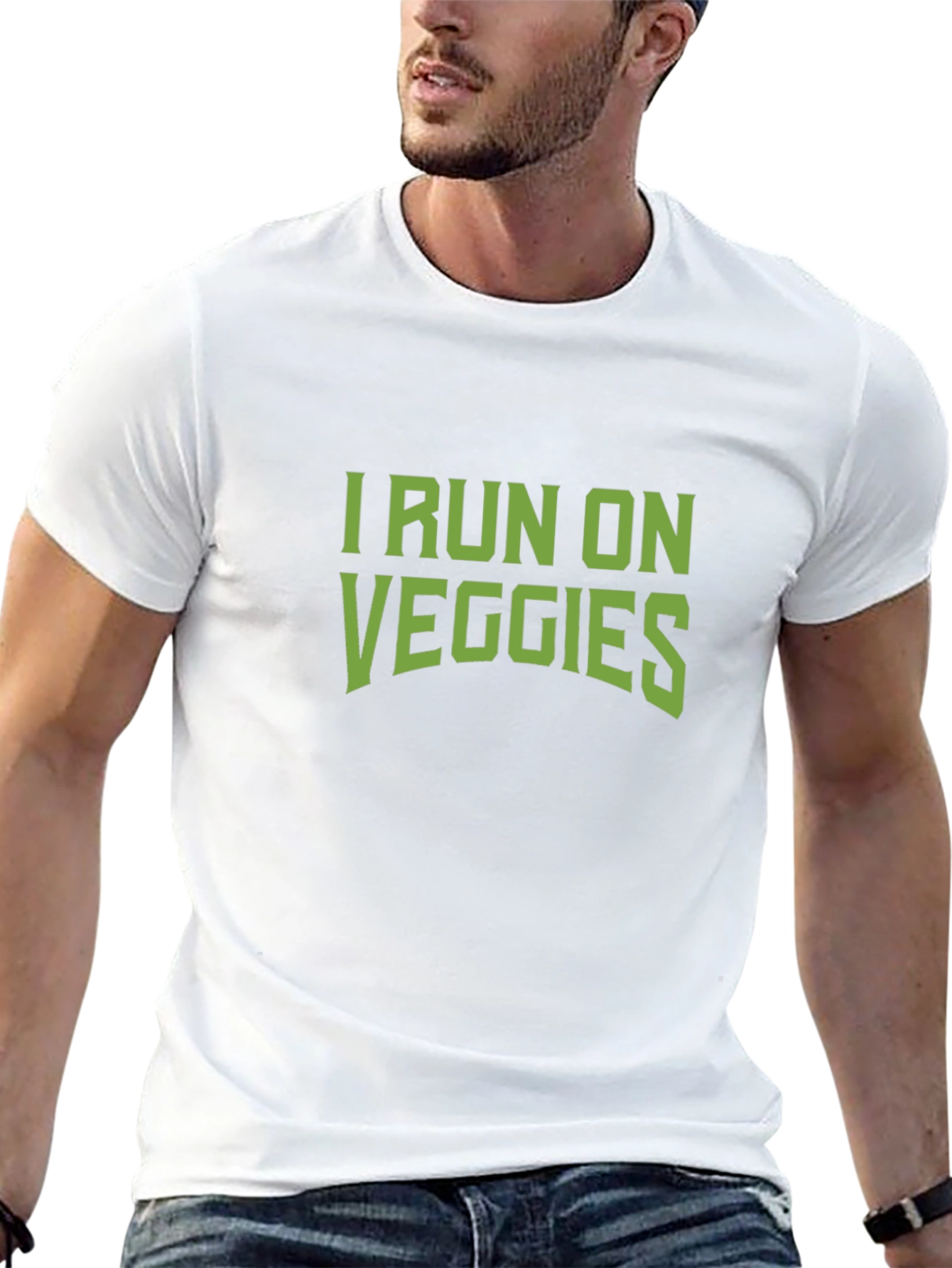 I Run on Veggies Graphic T-Shirt