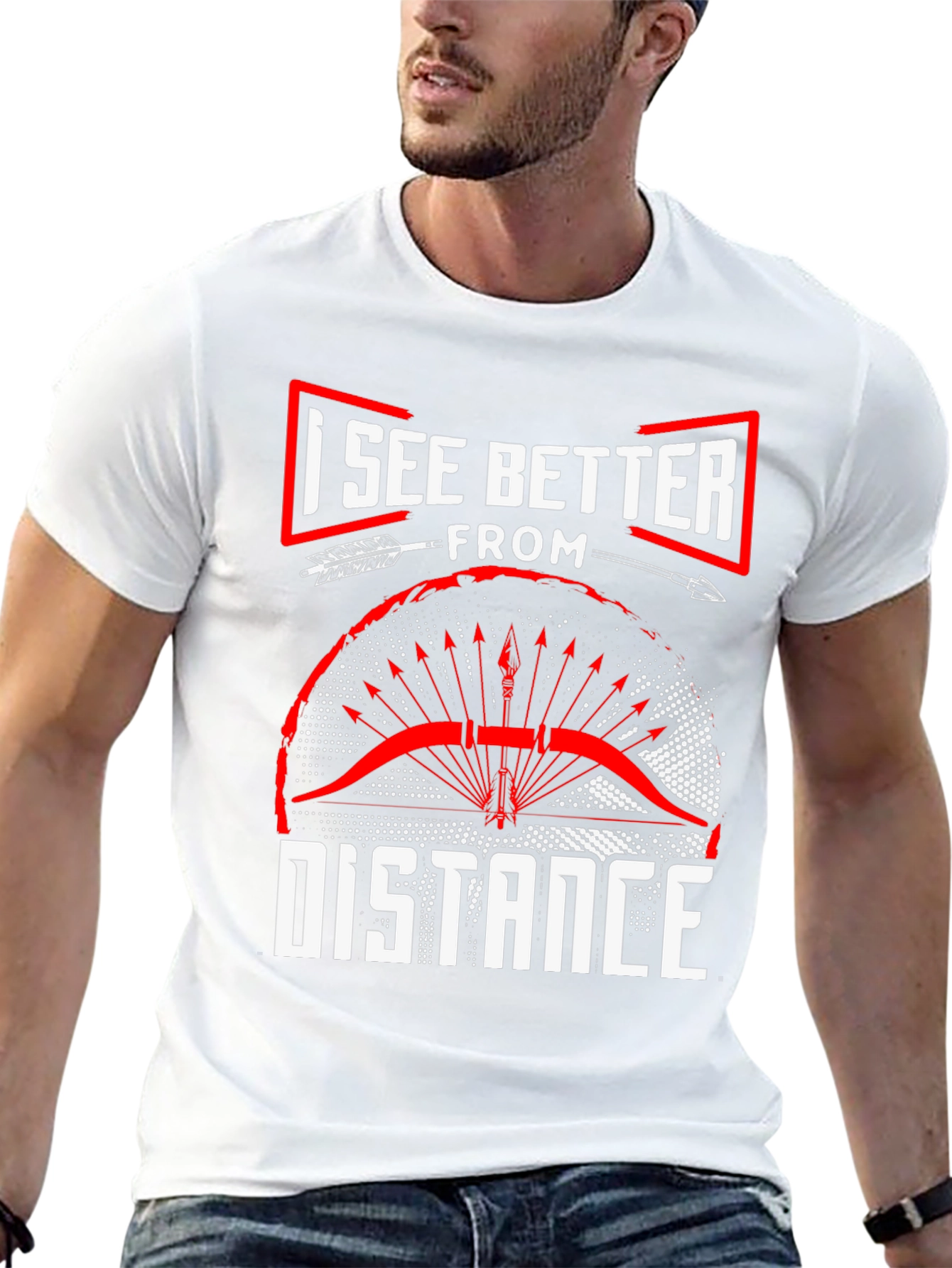 I See Better From a Distance Arrow T-Shirt