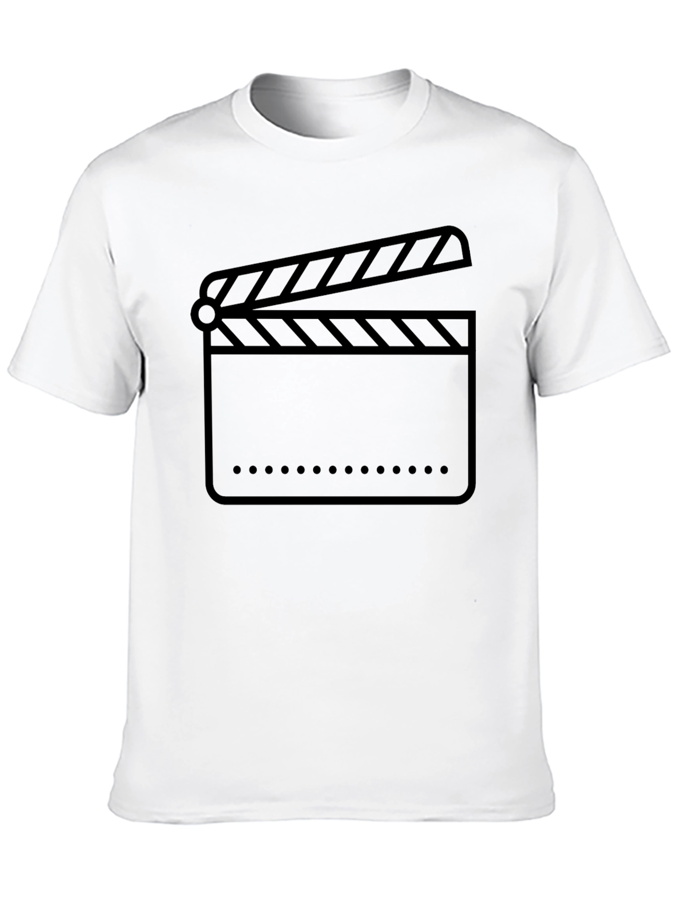 Movie Clapper Board Graphic T-Shirt - Unisex Crew Neck