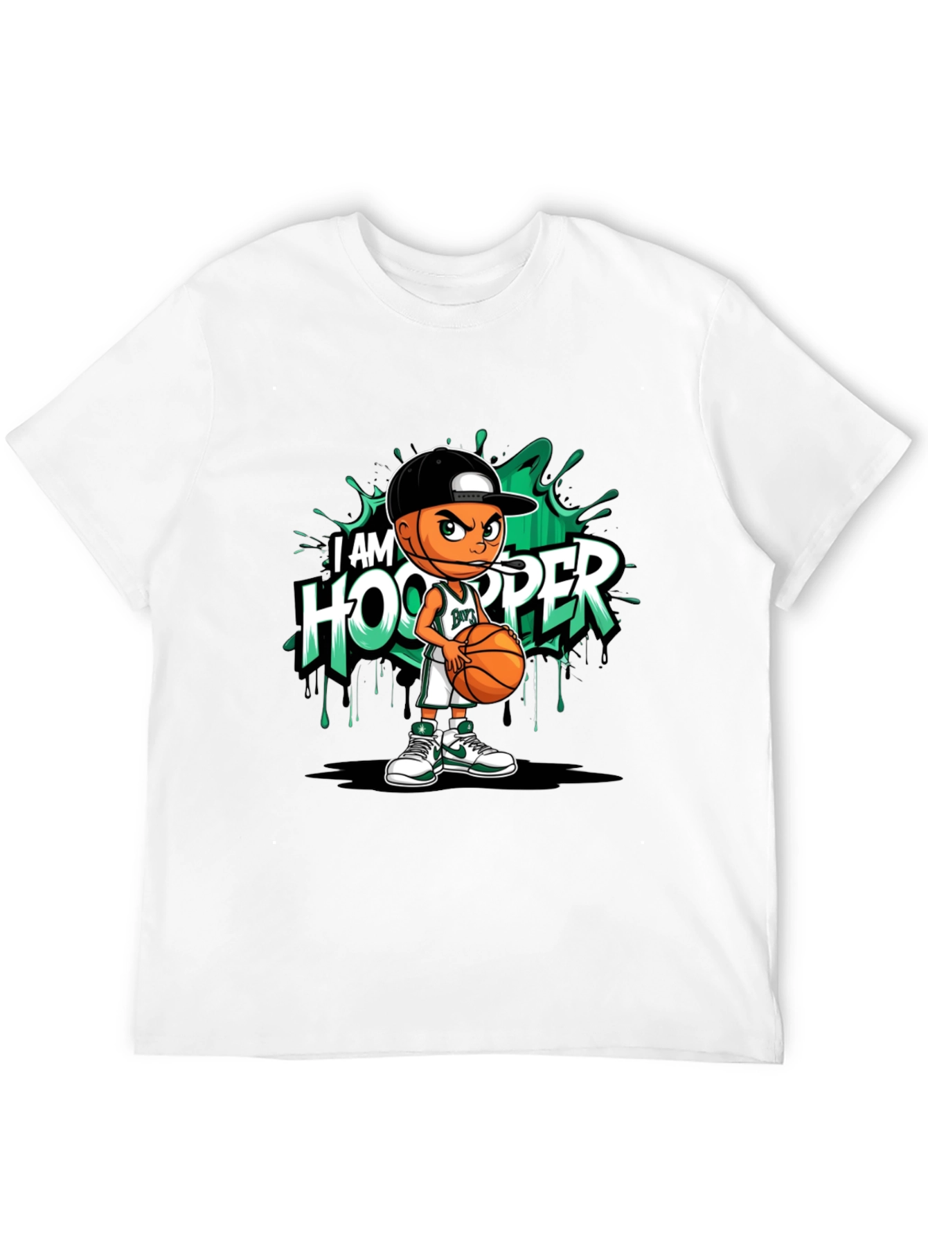I am Hooper T-Shirt - Basketball Cartoon Graphic