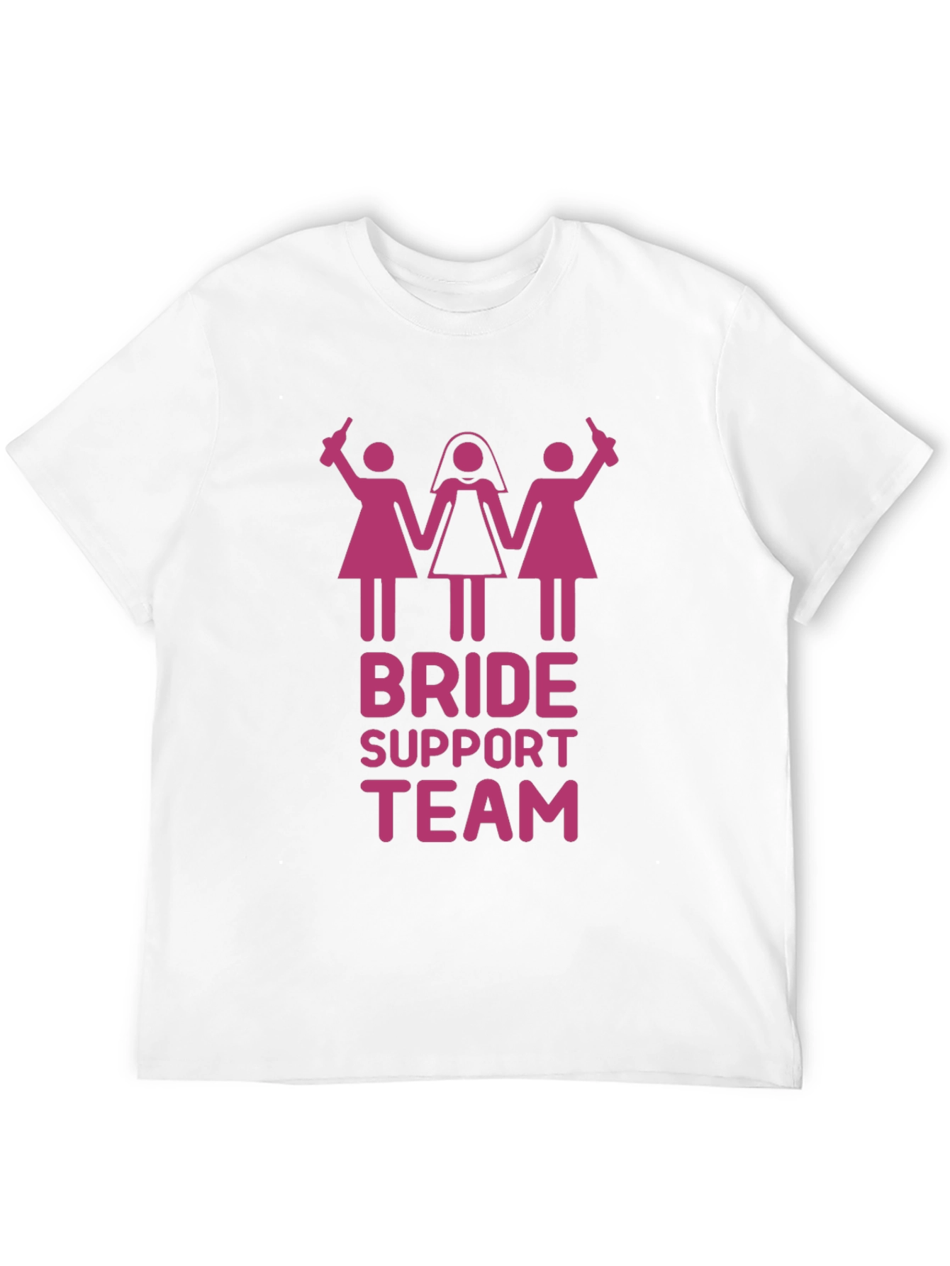 Bride Support Team T-Shirt Bachelorette Party Tee