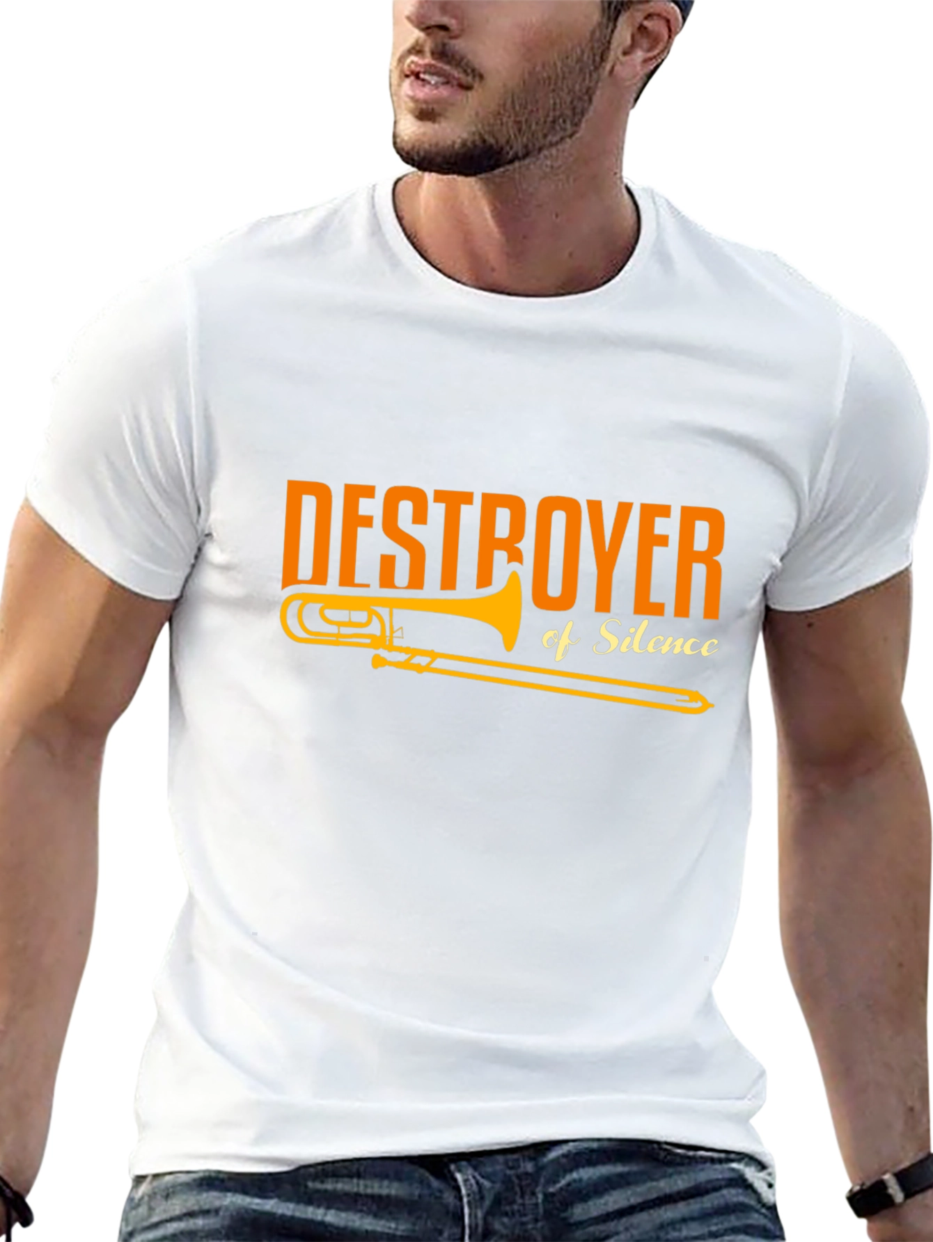 Destroyer of Silence Trombone T-Shirt