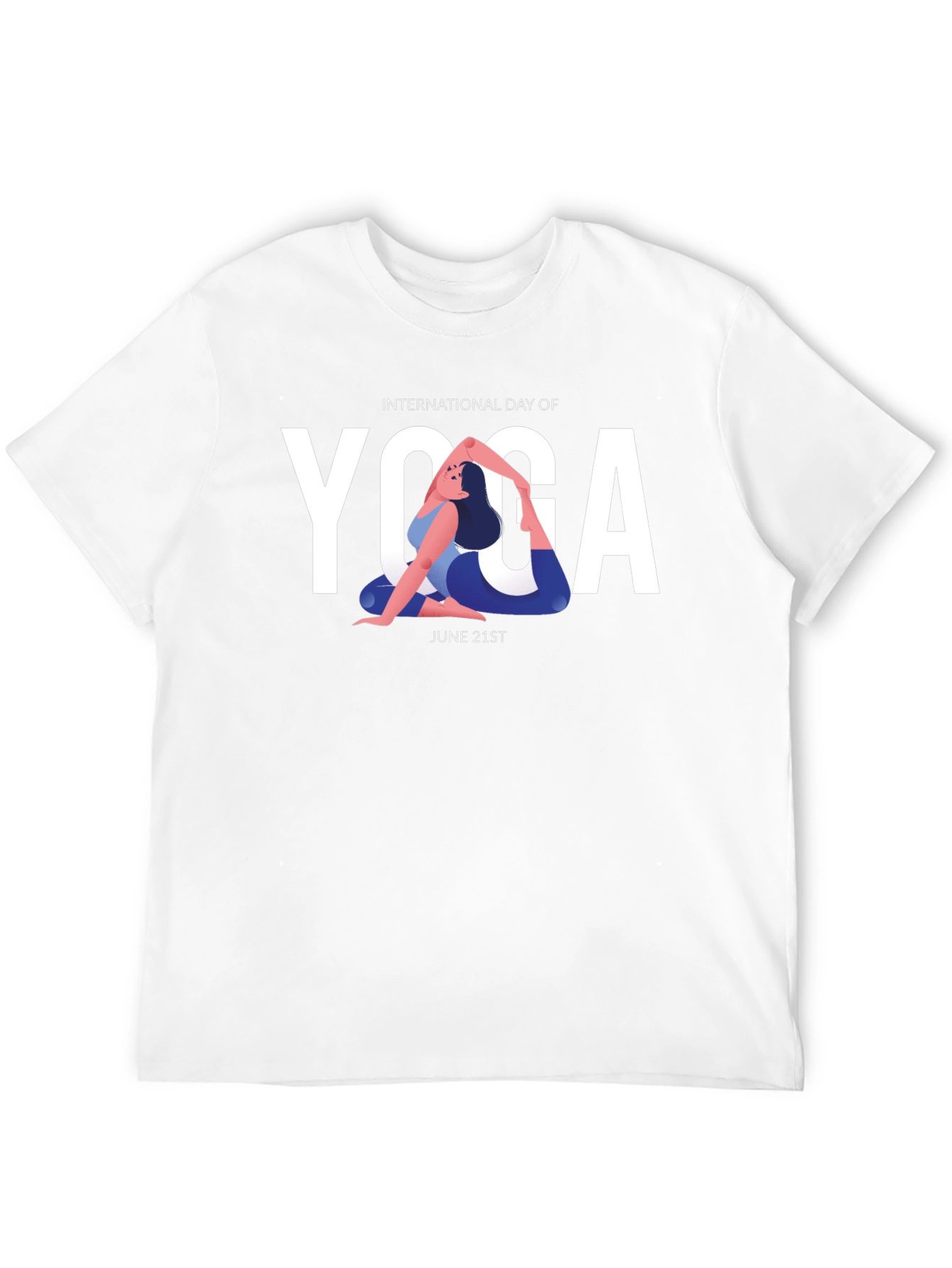 International Yoga Day Black T-Shirt