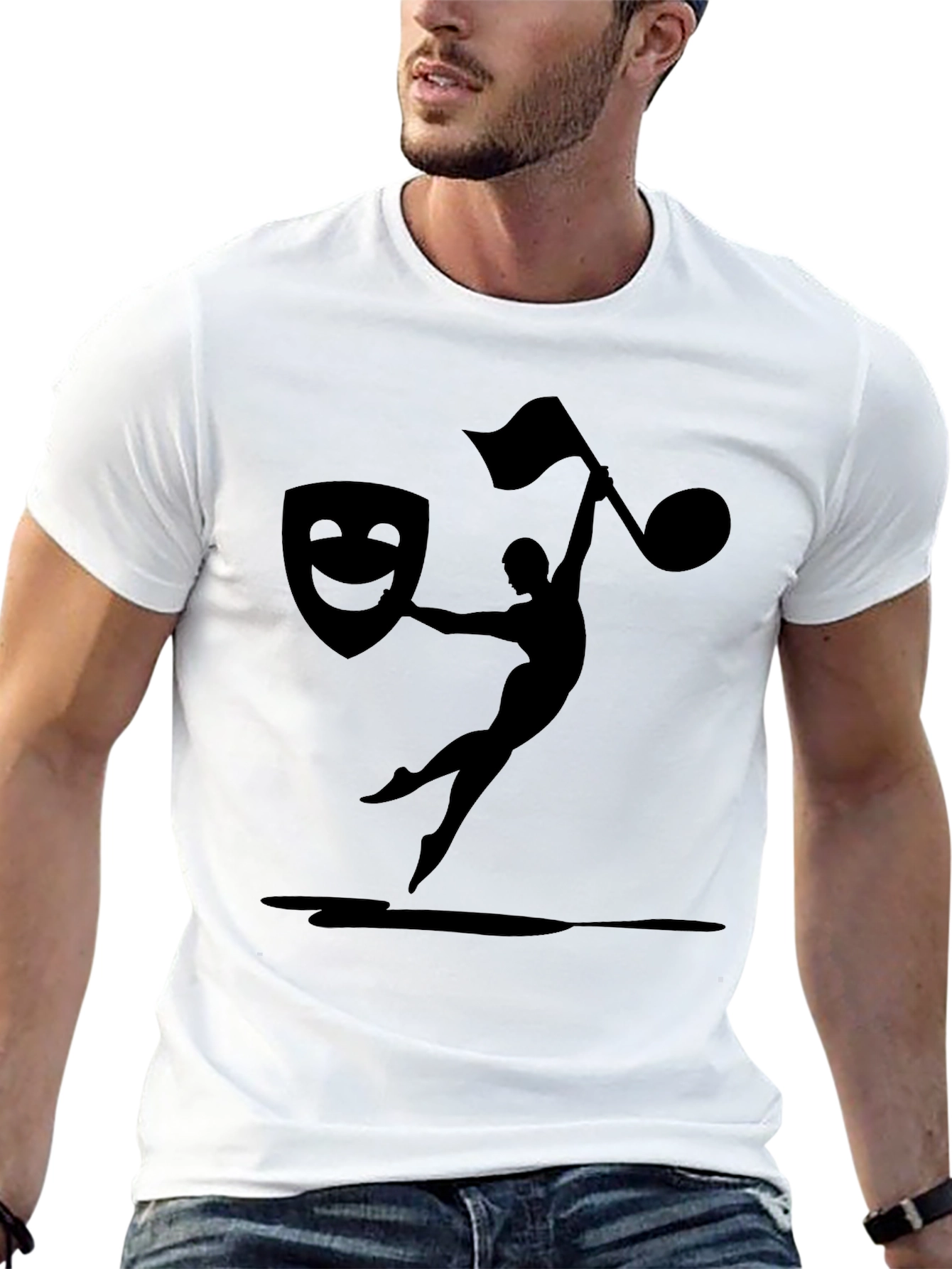 Theater & Music Graphic Tee - Black
