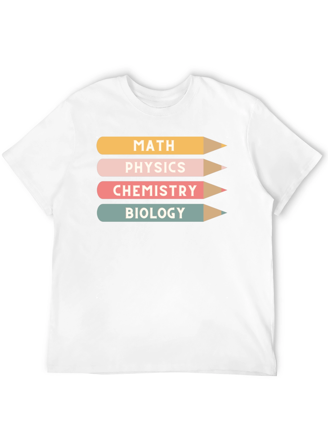 Science Pencils T-Shirt - Math Physics Chemistry Biology
