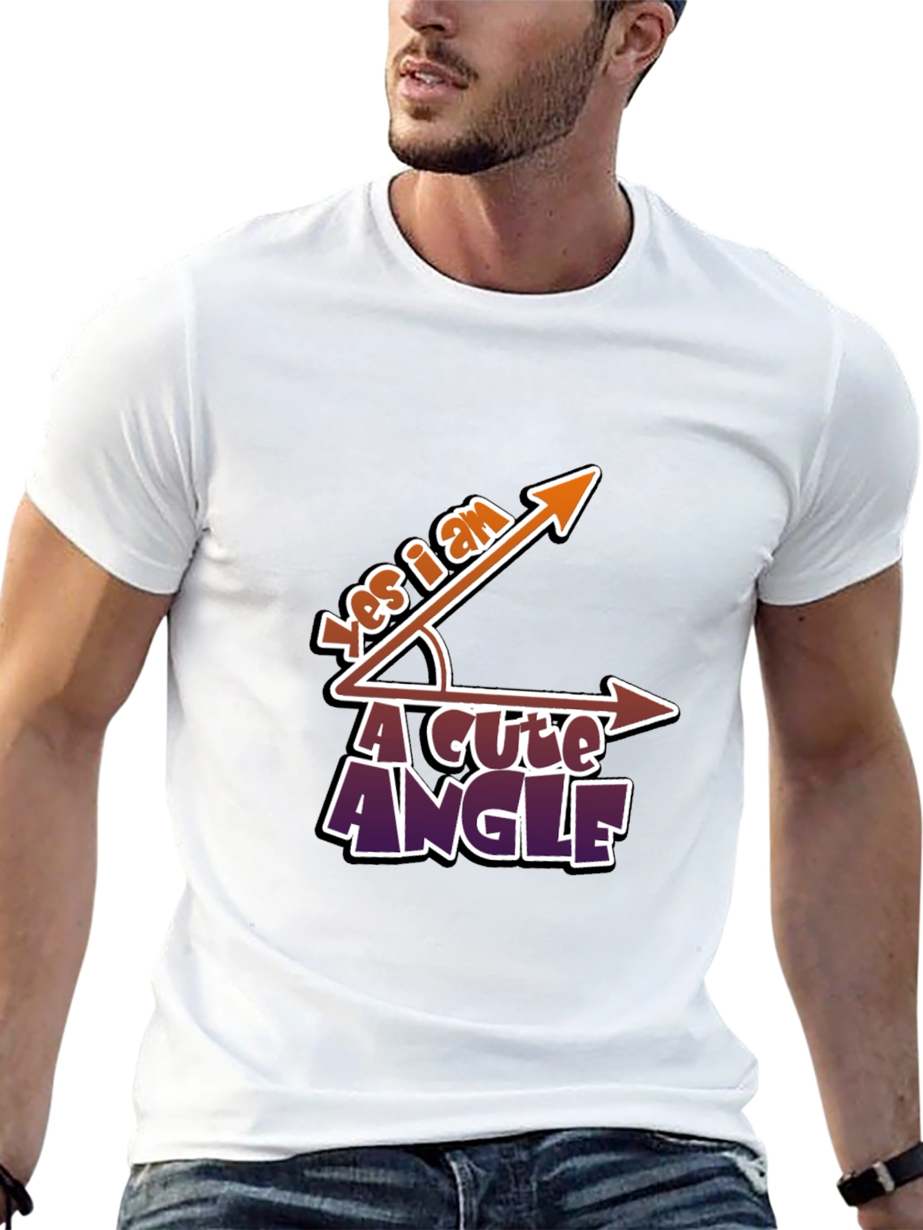 Acute Angle T-Shirt - Funny Math Pun Tee