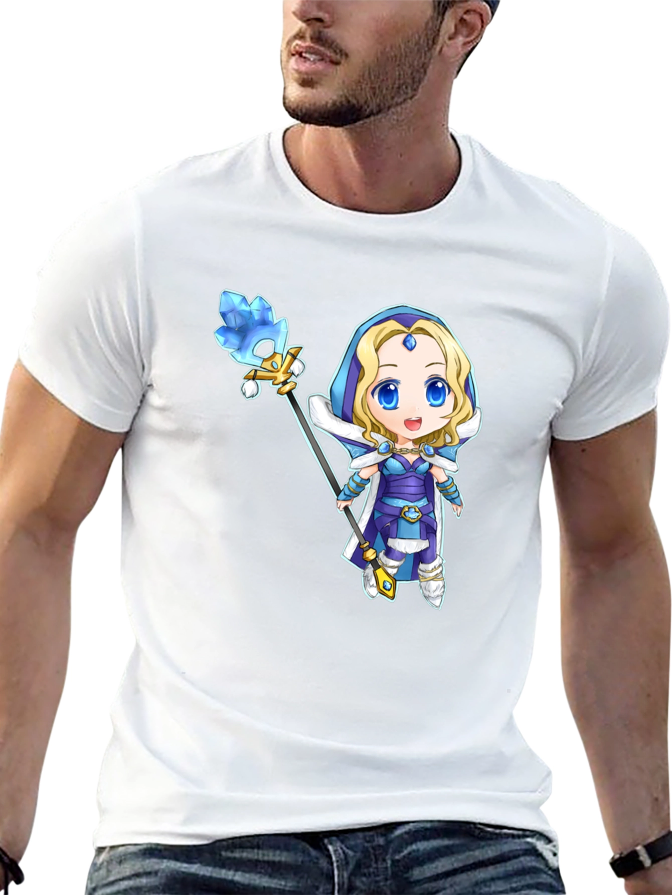 Crystal Maiden Dota 2 T-Shirt - Black