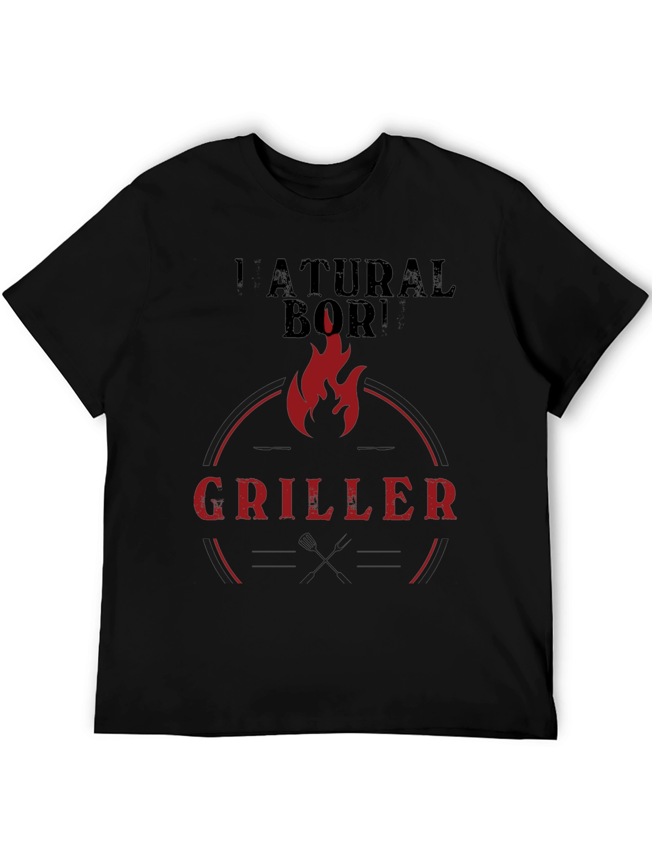 Natural Born Griller T-Shirt - BBQ Lover