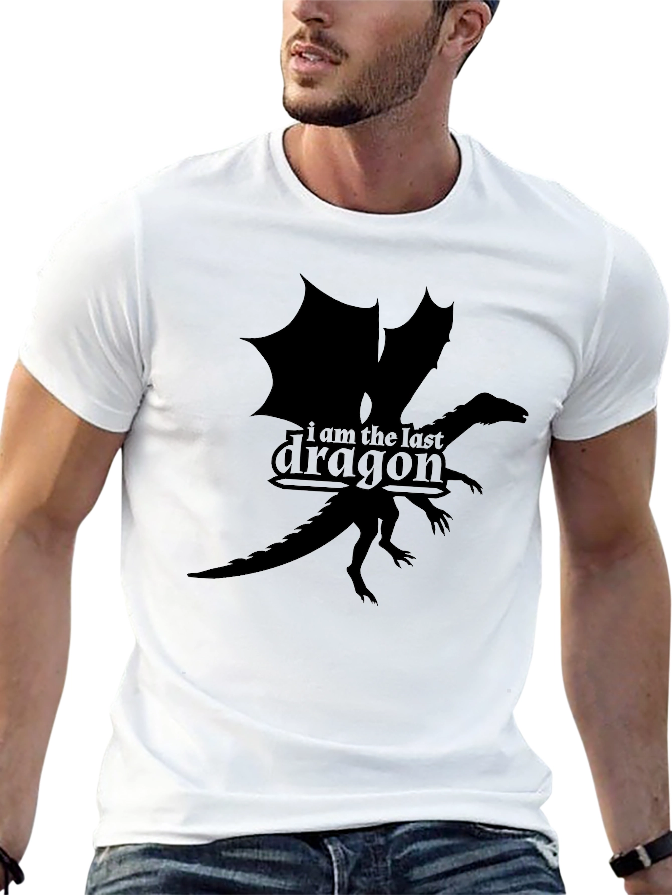 Last Dragon Graphic Tee - Mens Black T-Shirt