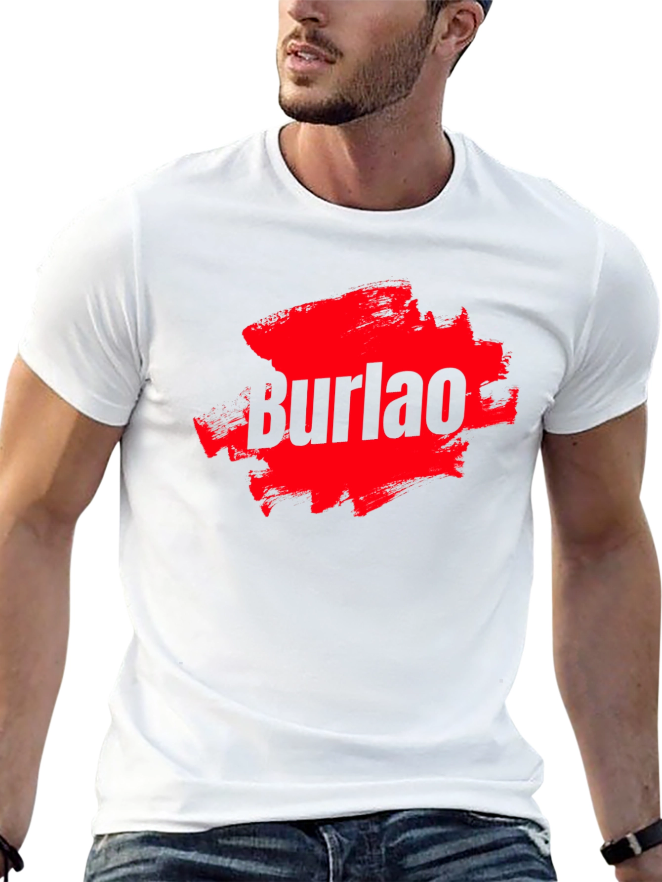 Burlao Graphic Tee - Stylish Mens Black T-Shirt