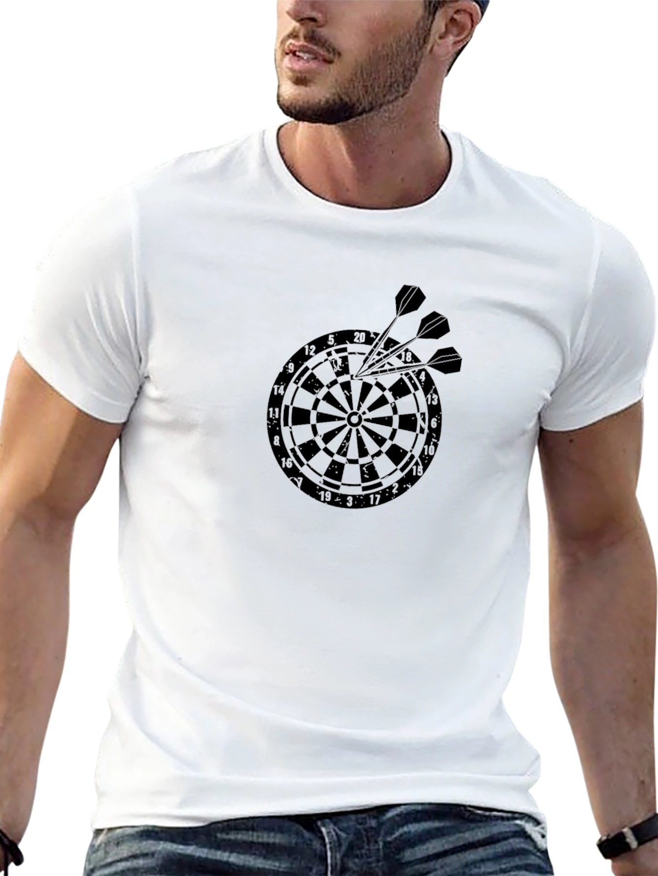 Darts Board T-Shirt - Classic Game Tee