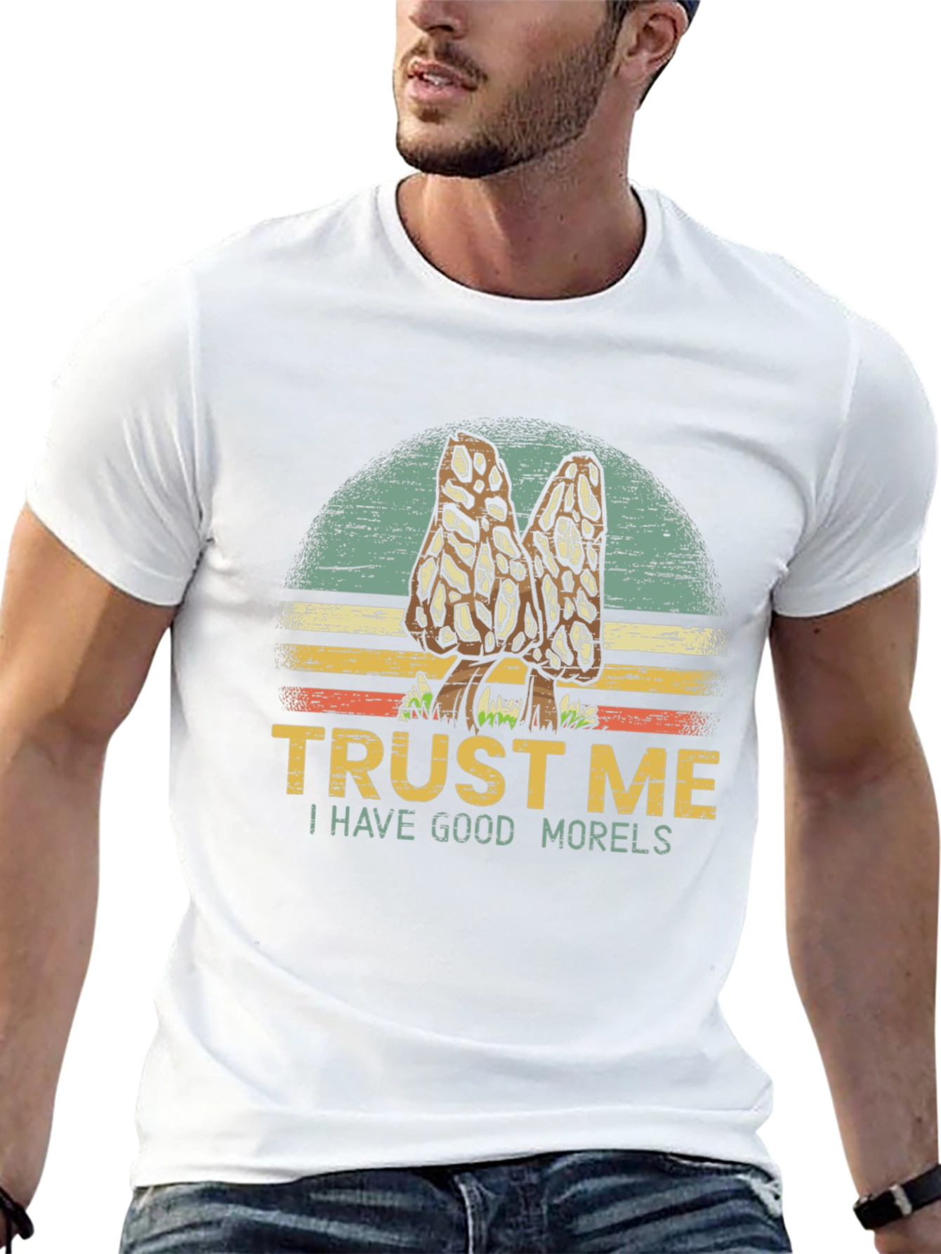 Trust Me Morels T-Shirt Mushroom Hunting Tee