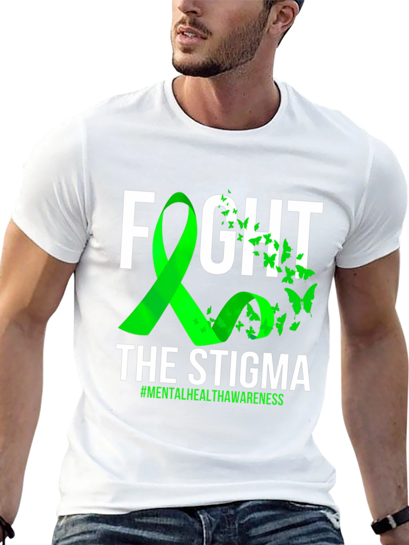 Fight the Stigma Mental Health Awareness T-Shirt